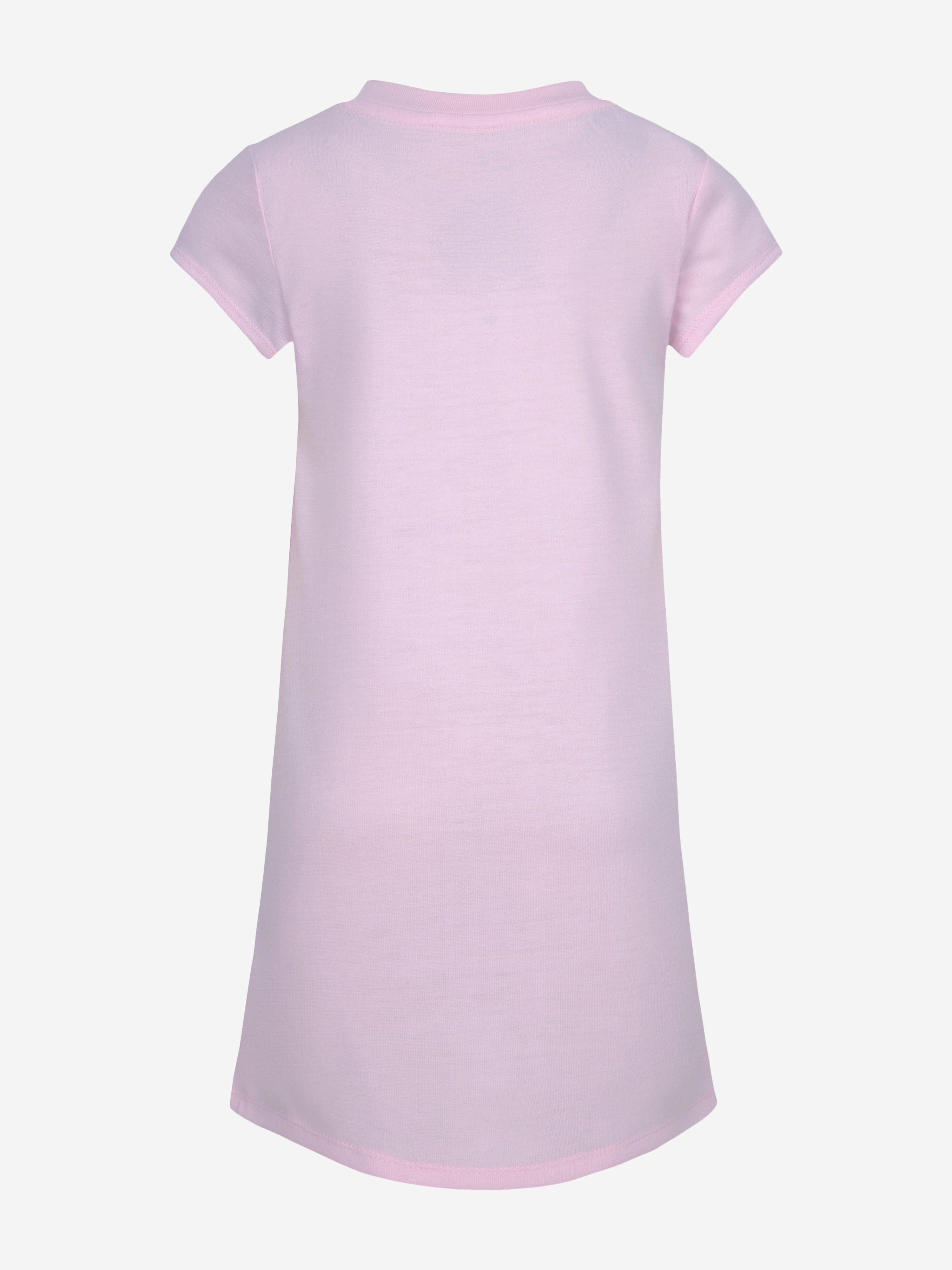 Nike Girls Futura T-Shirt Dress in Pink