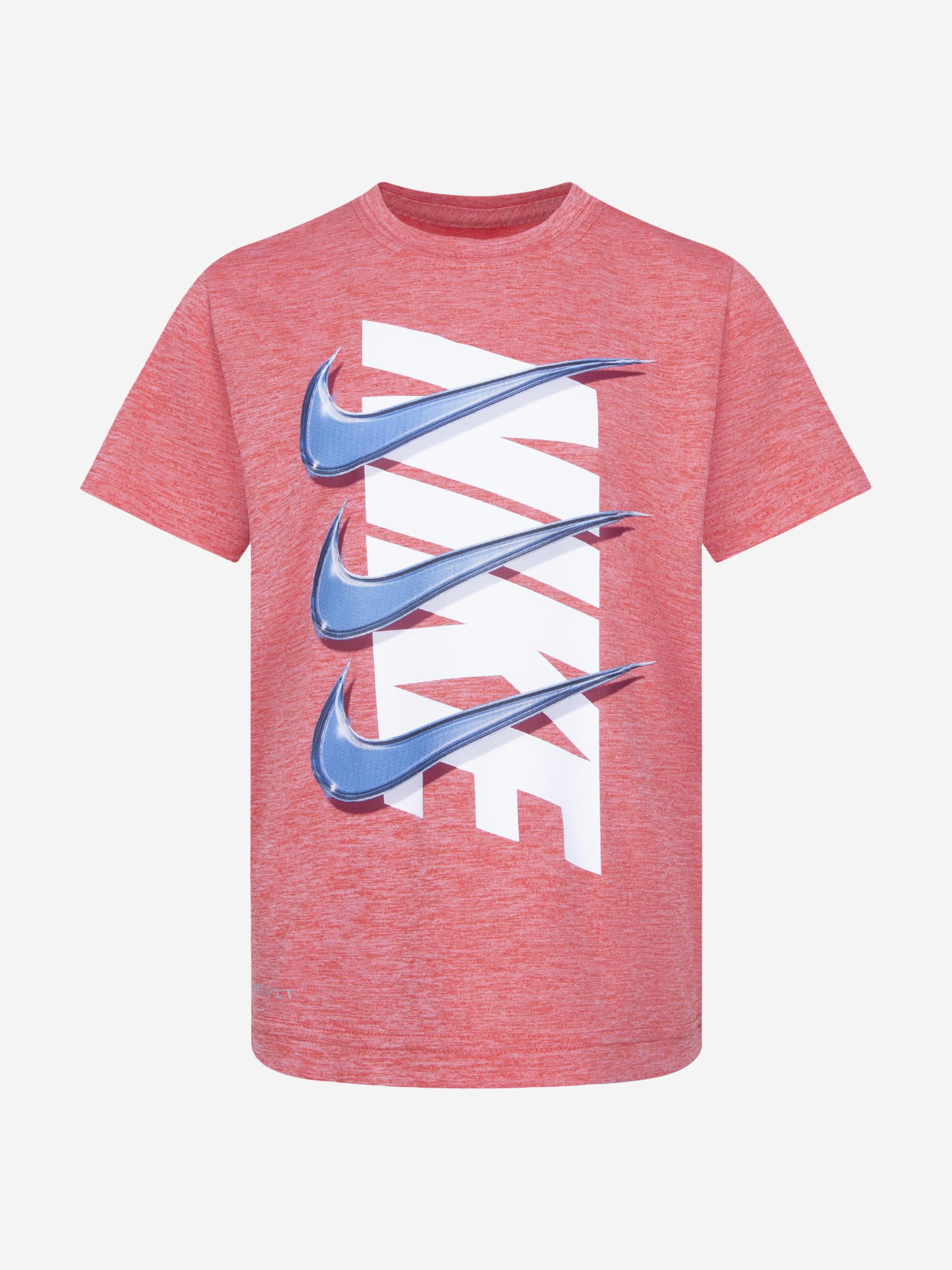 Nike Boys Dri-Fit Dropset Short Set in Red