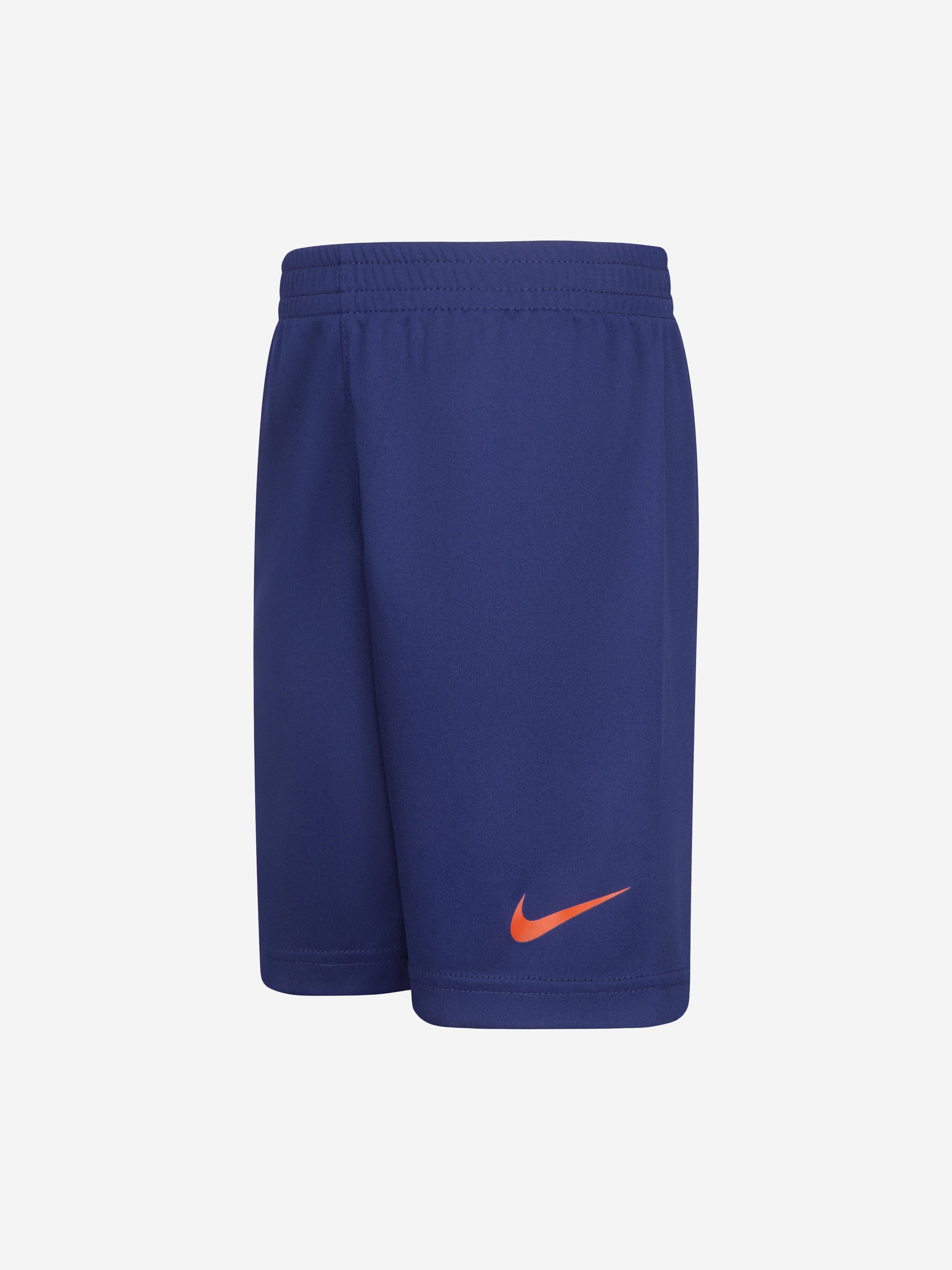 Nike Boys Dri-Fit Dropset Short Set in Red