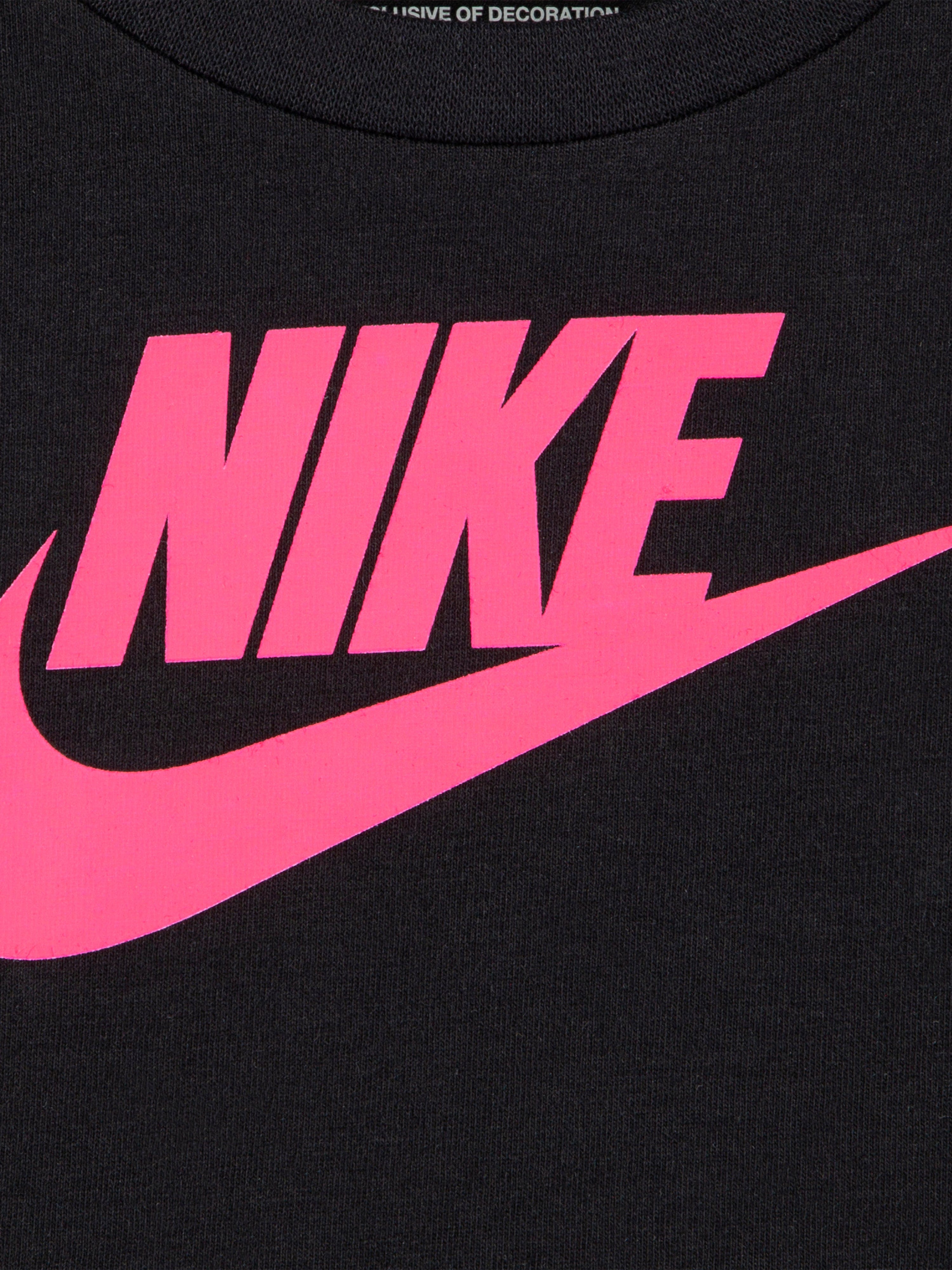 Nike Kids Club T-Shirt and Shorts Set in Black