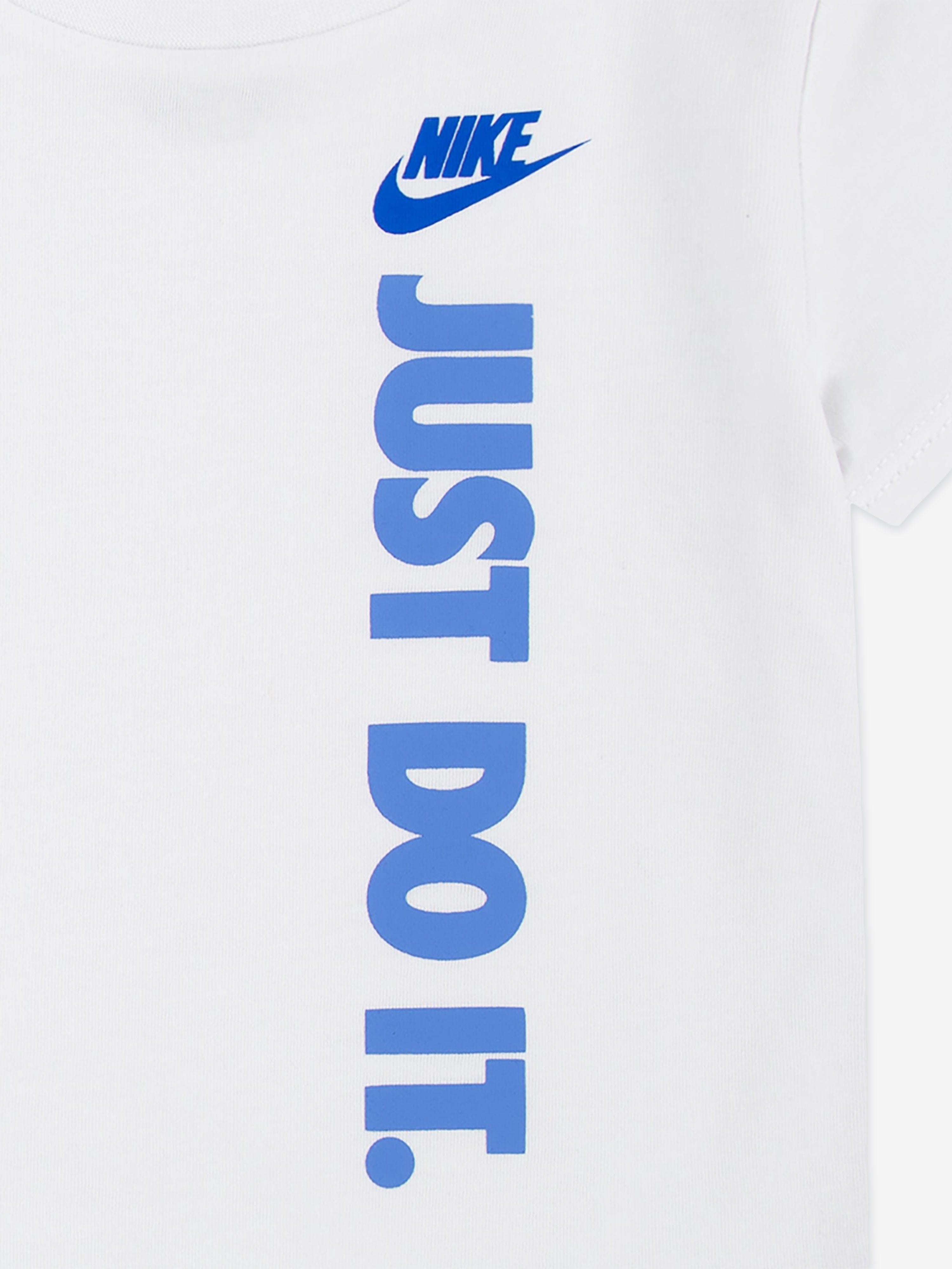 Nike Boys NSW GFX Short Set in White