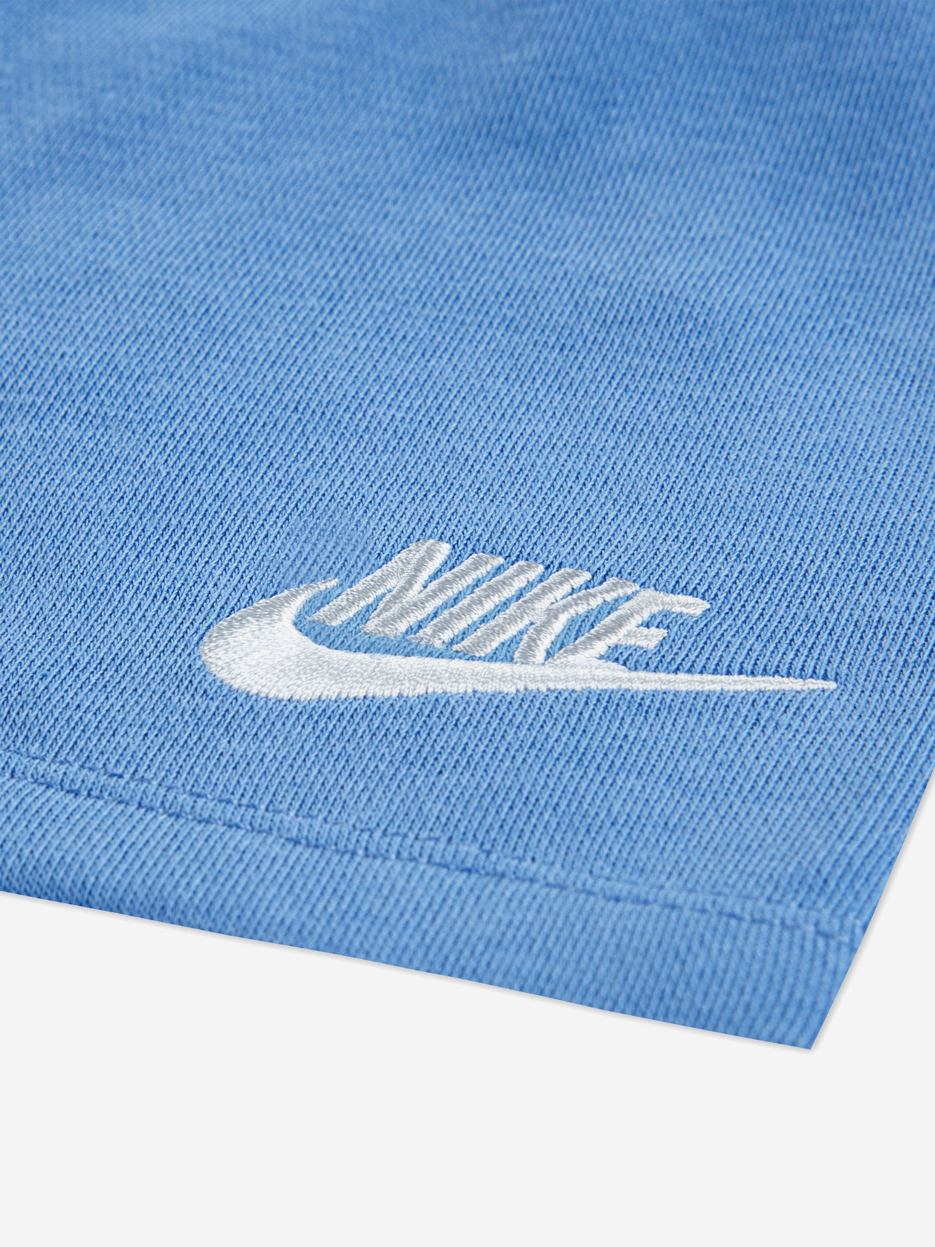 Nike Girls Jersey and French Terry Short Set in White