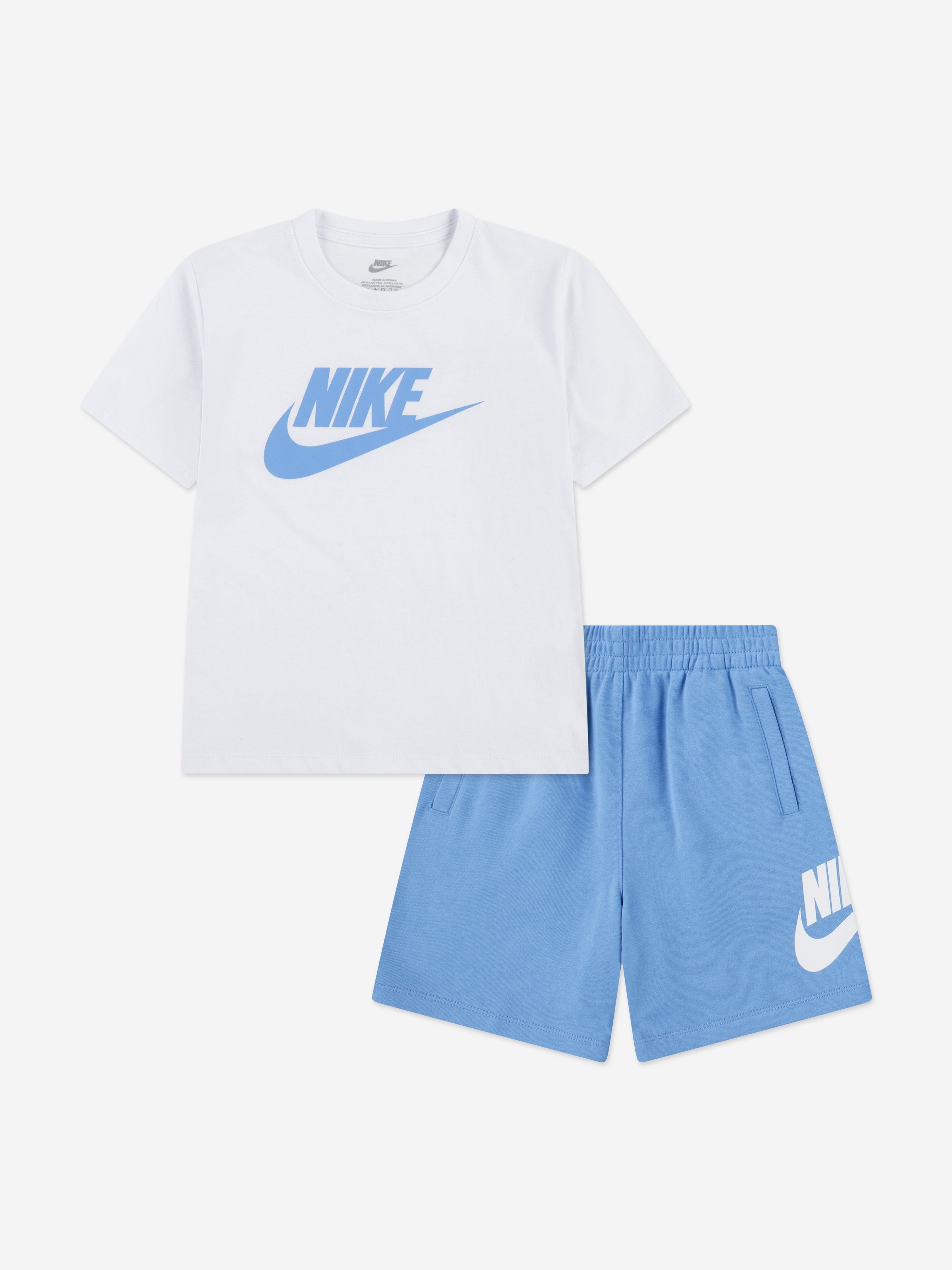 Nike Kids Club T-shirt and Shorts Set in Blue