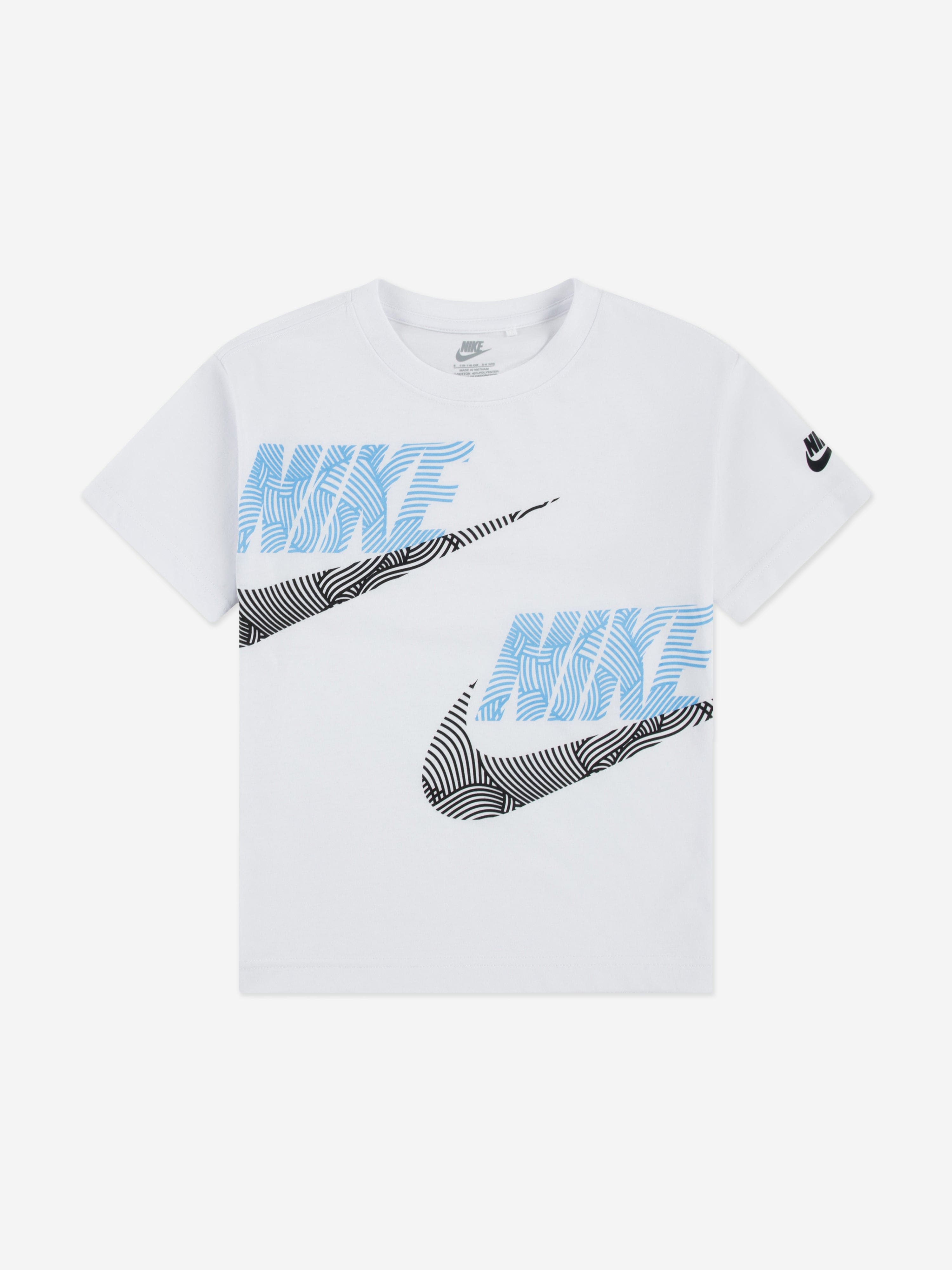 Nike Boys NSW Relaxed Short Set in Beige