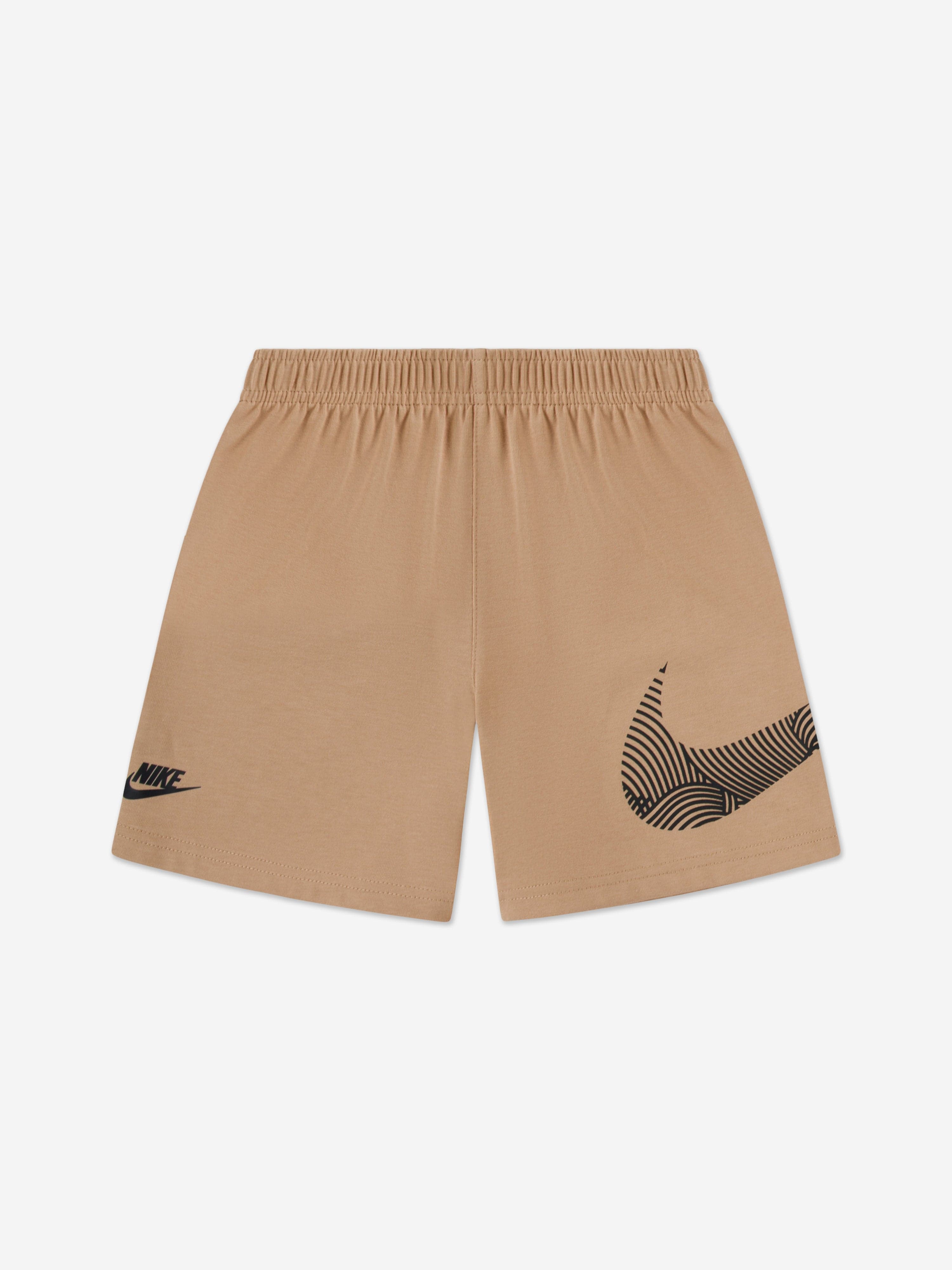 Nike Boys NSW Relaxed Short Set in Beige