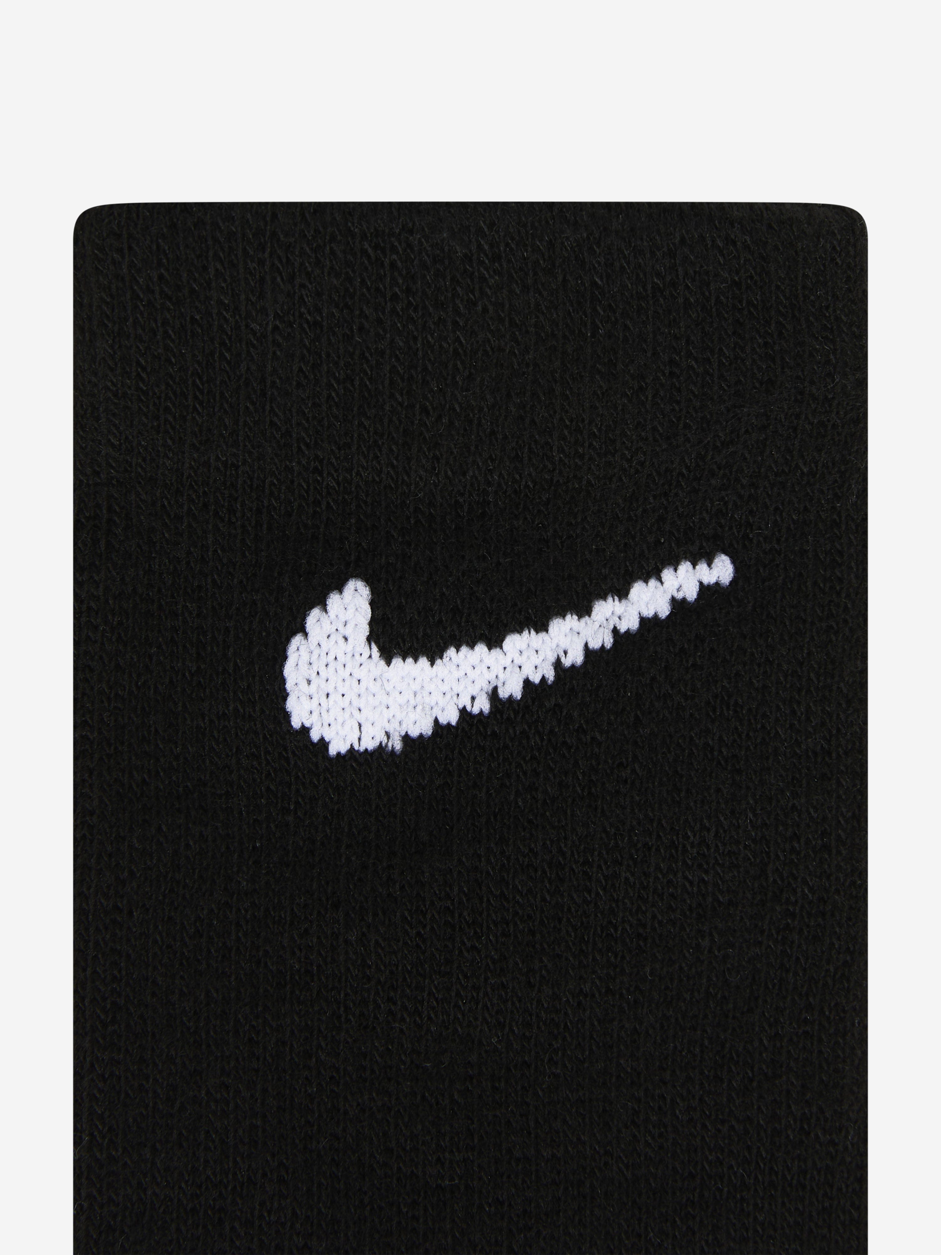 Nike Boys Basic 6 Pack Socks Set in Black