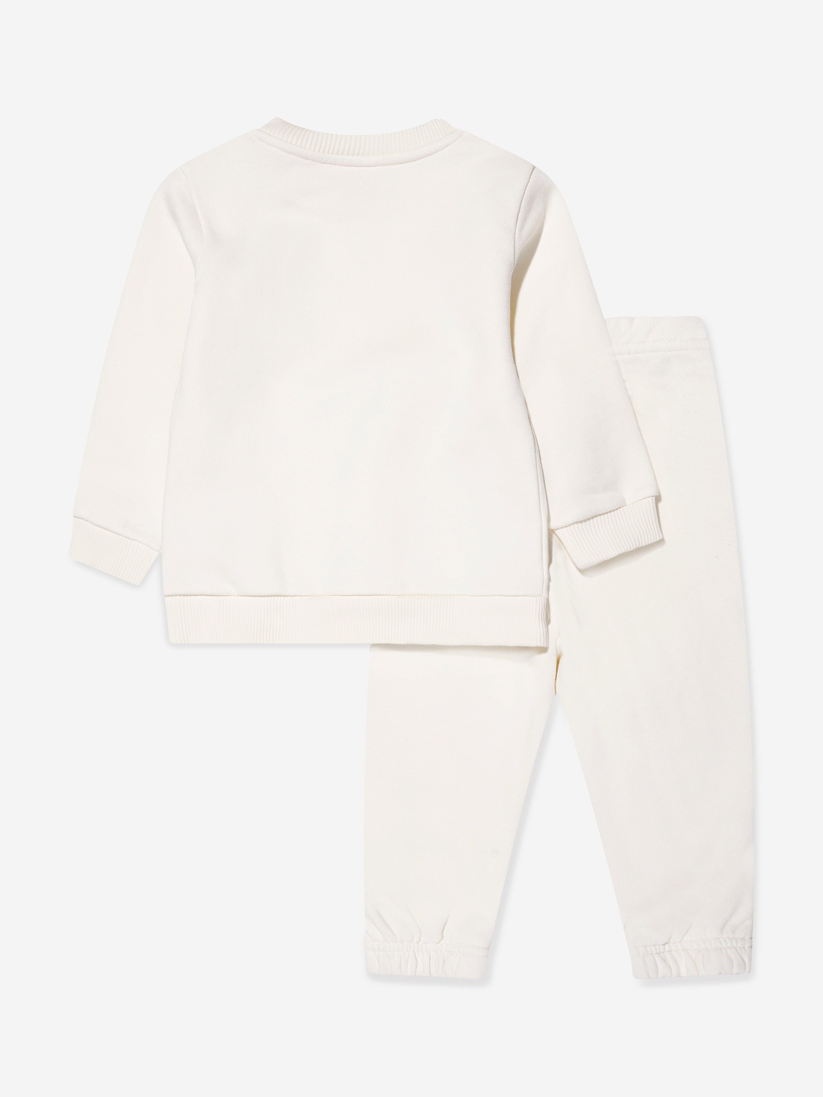 Off-White Baby Boys Letters Logo Tracksuit in Ivory