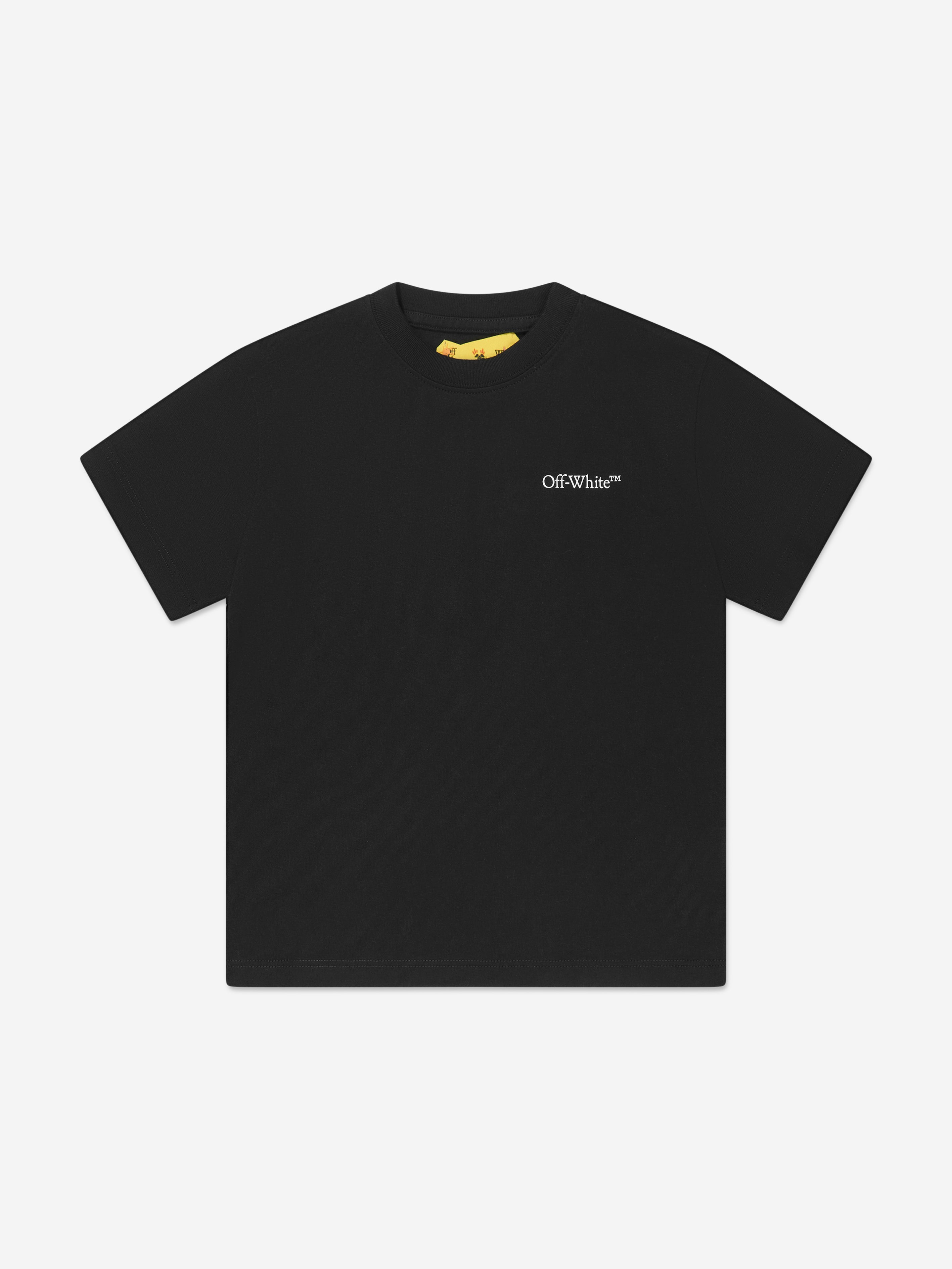 Off-White Boys Classic Arrow Tab T-Shirt in Black