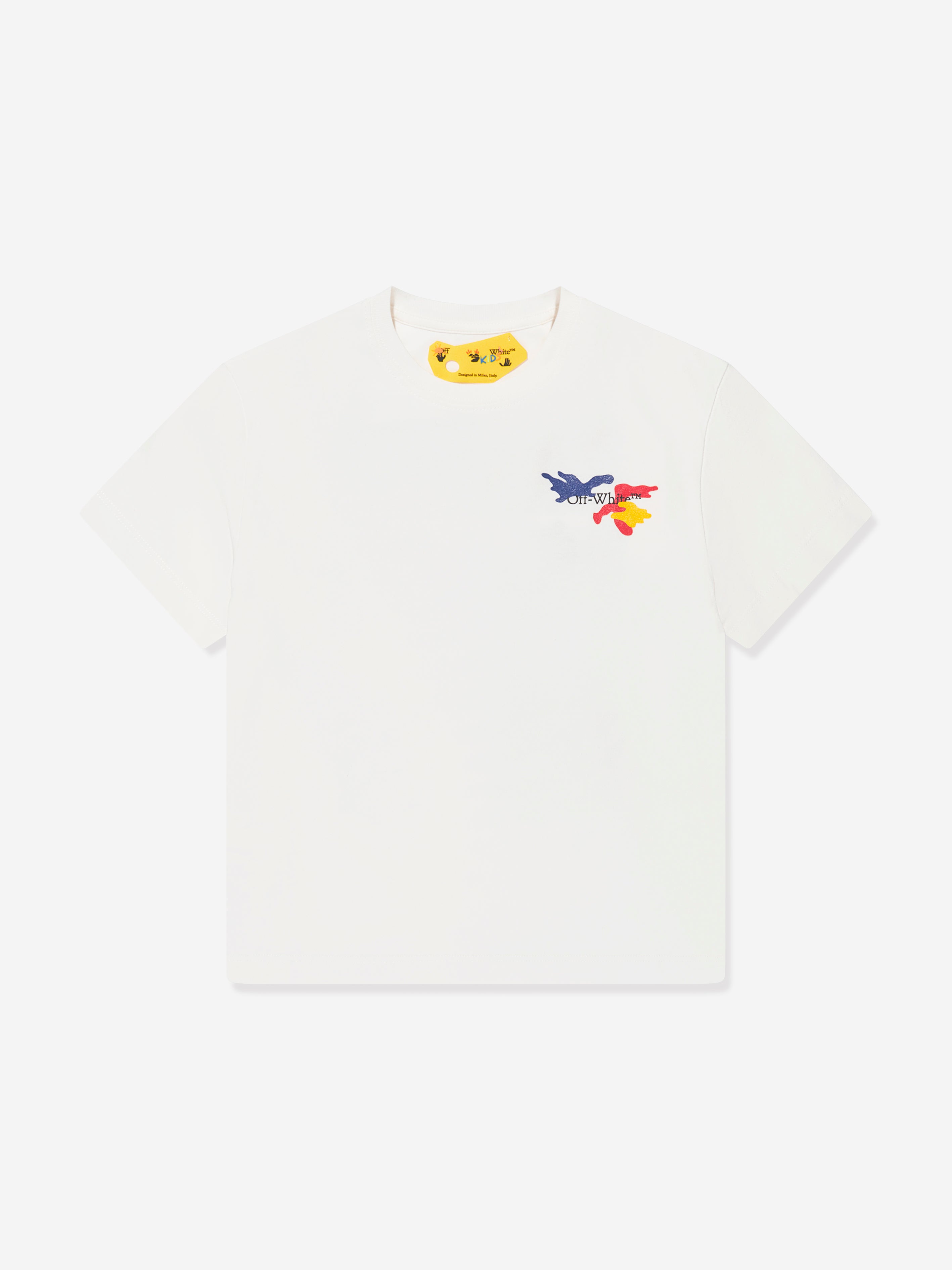 Off-White Boys Arrow Camouflage T-Shirt in White