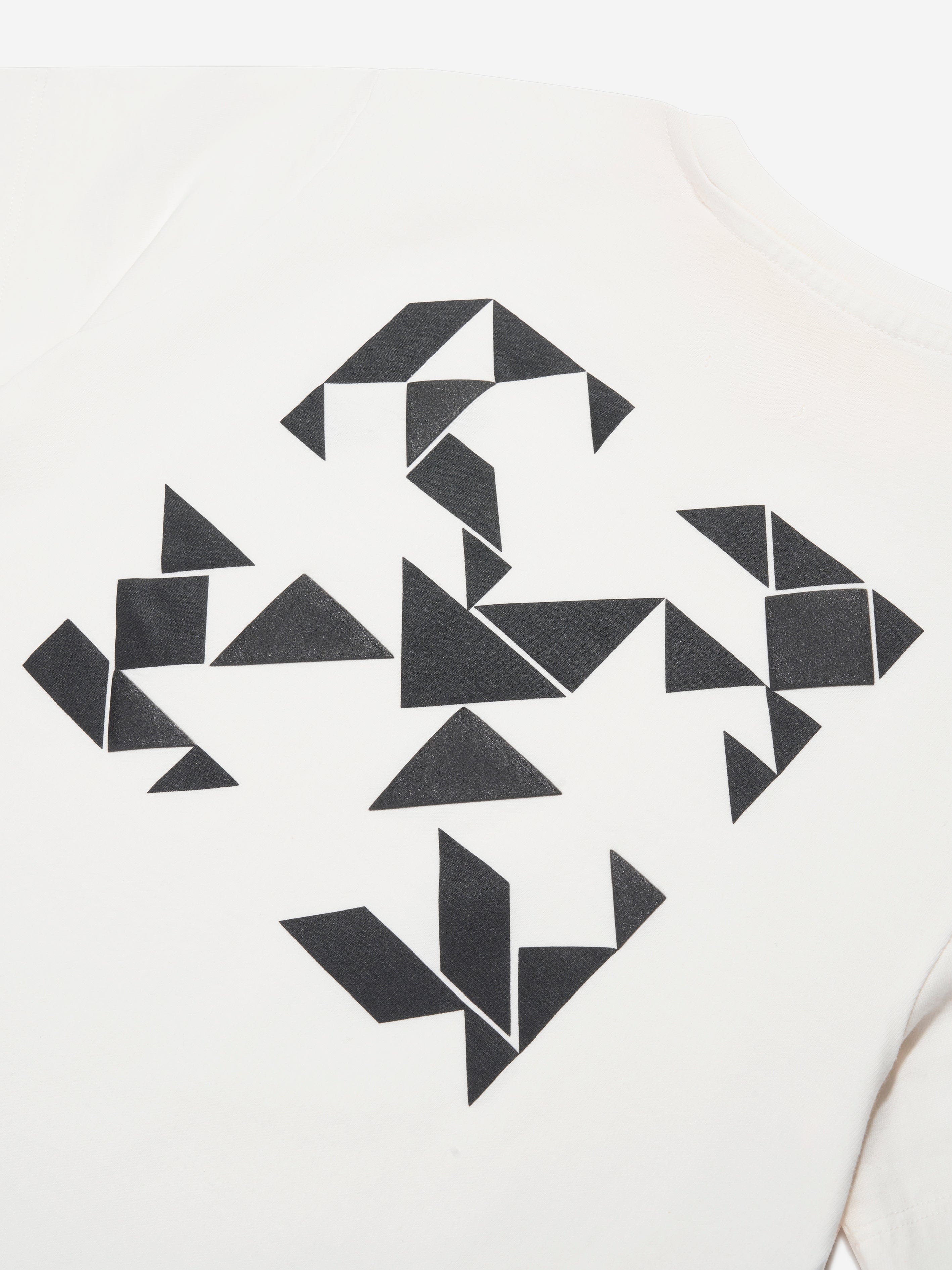 Off-White Boys Arrow Geometric T-Shirt in White