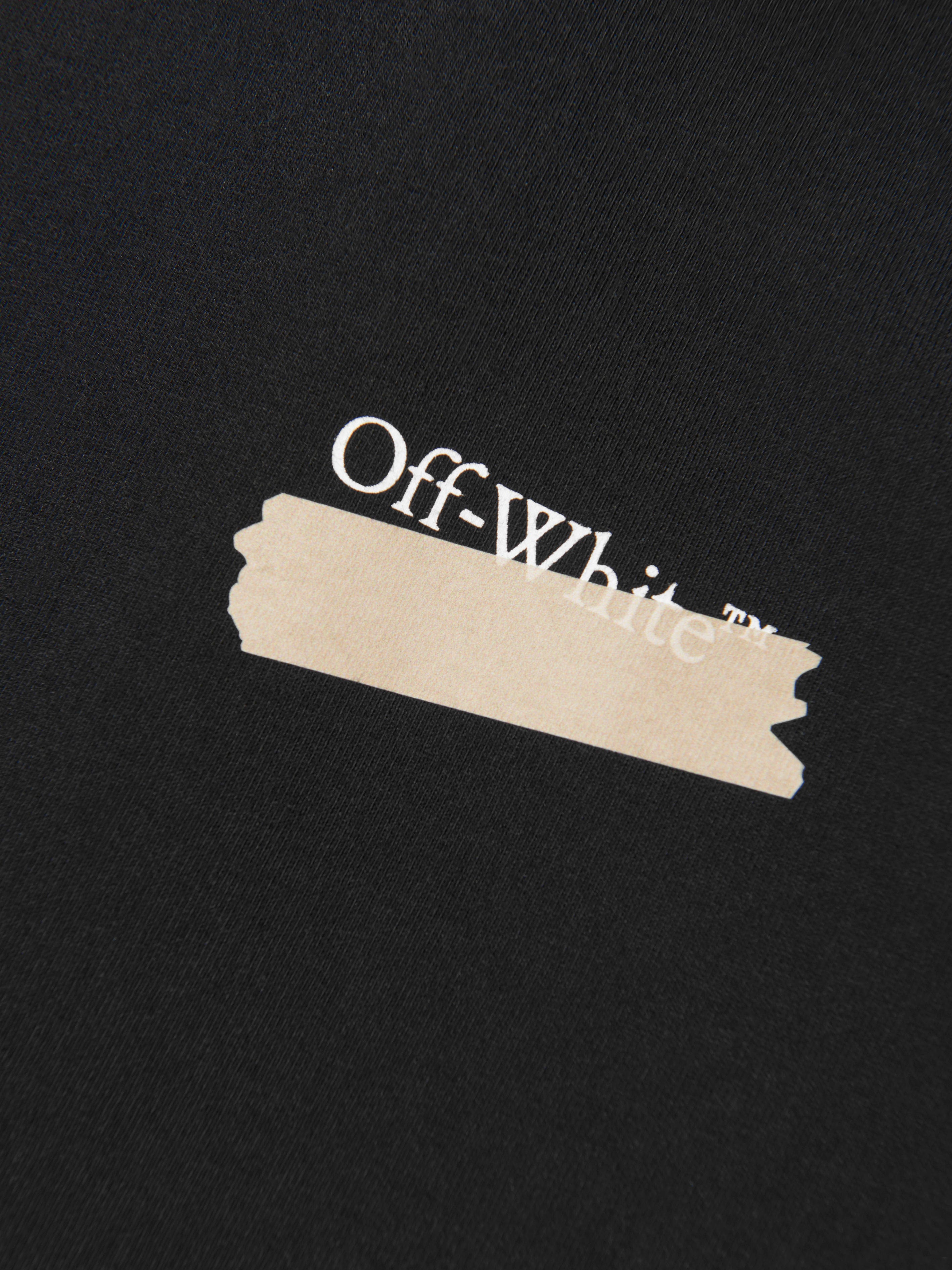 Off-White Boys Paper Tape Arrow T-Shirt in Black