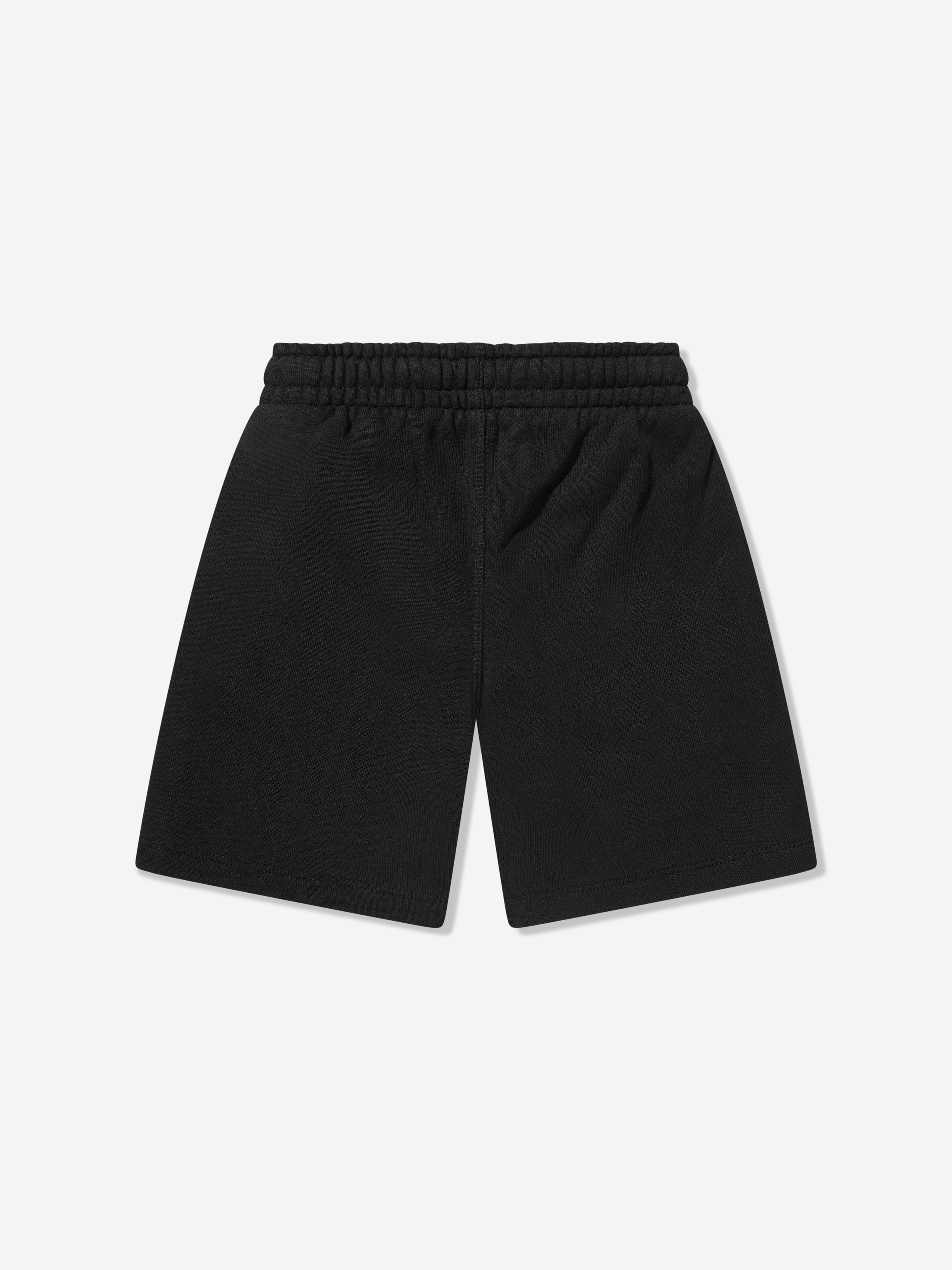 Off-White Boys Bookish Bit Logo Sweat Shorts in Black