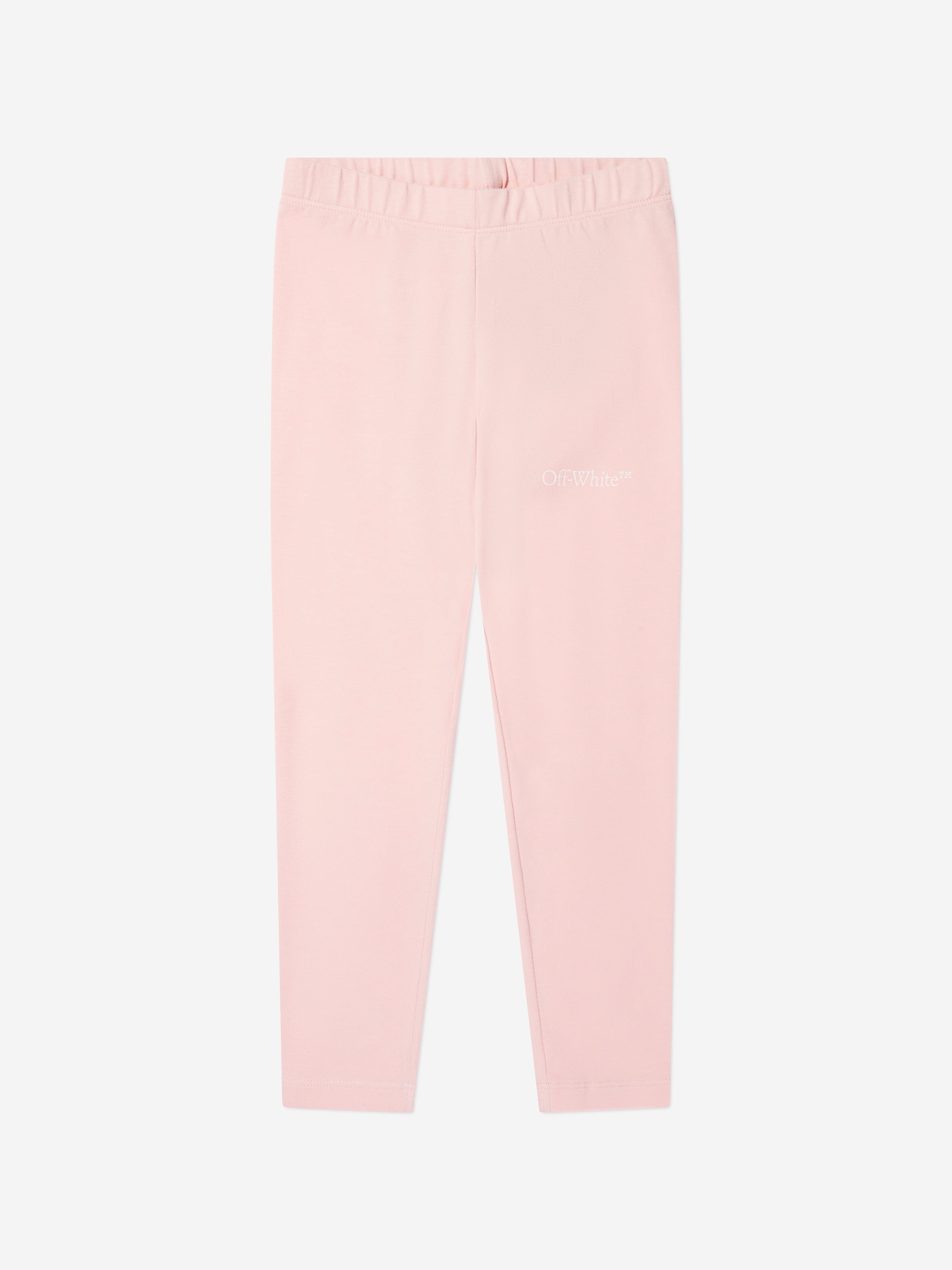 Off-White Girls Bookish Diag Leggings in Pink