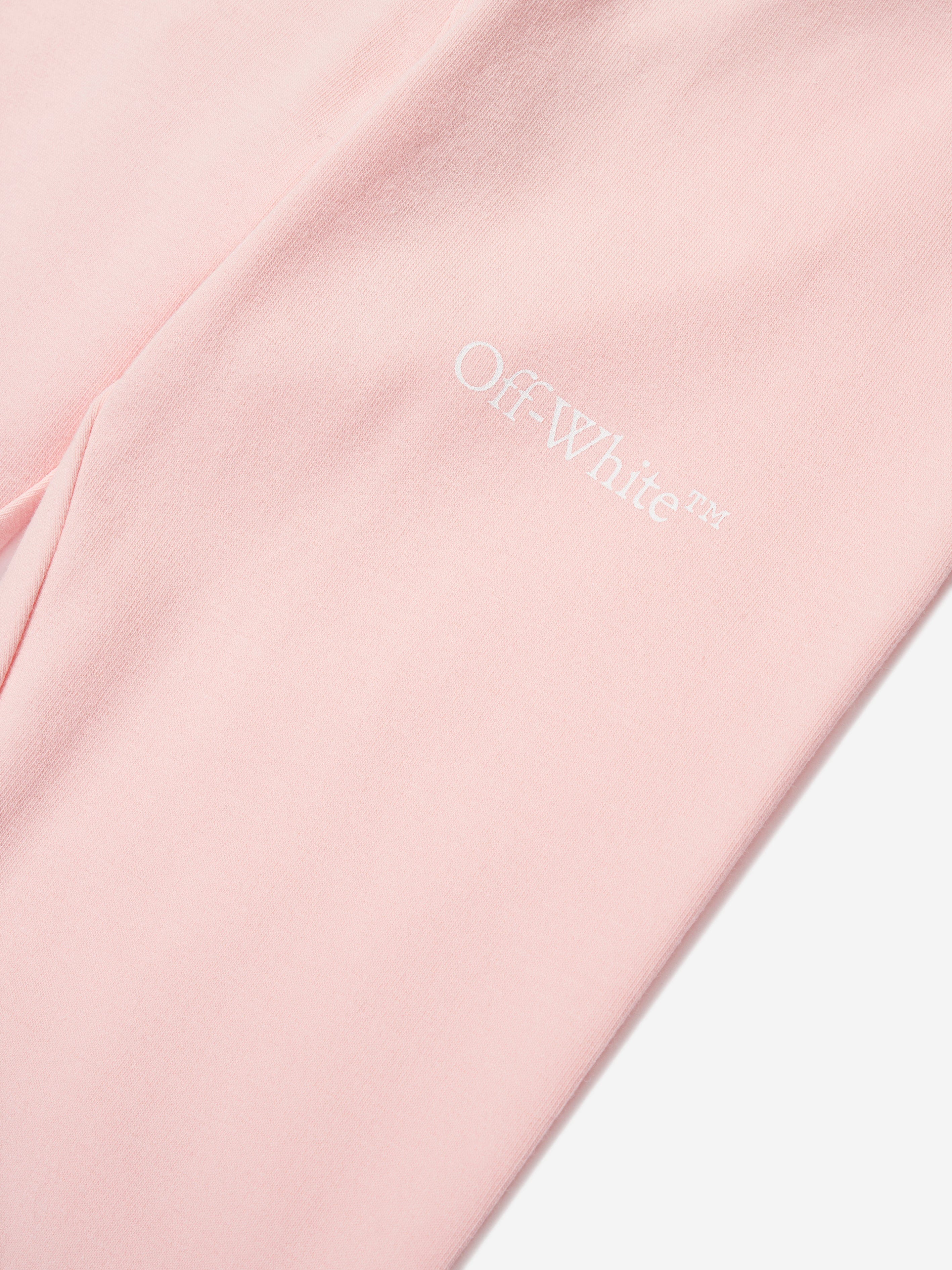 Off-White Girls Bookish Diag Leggings in Pink