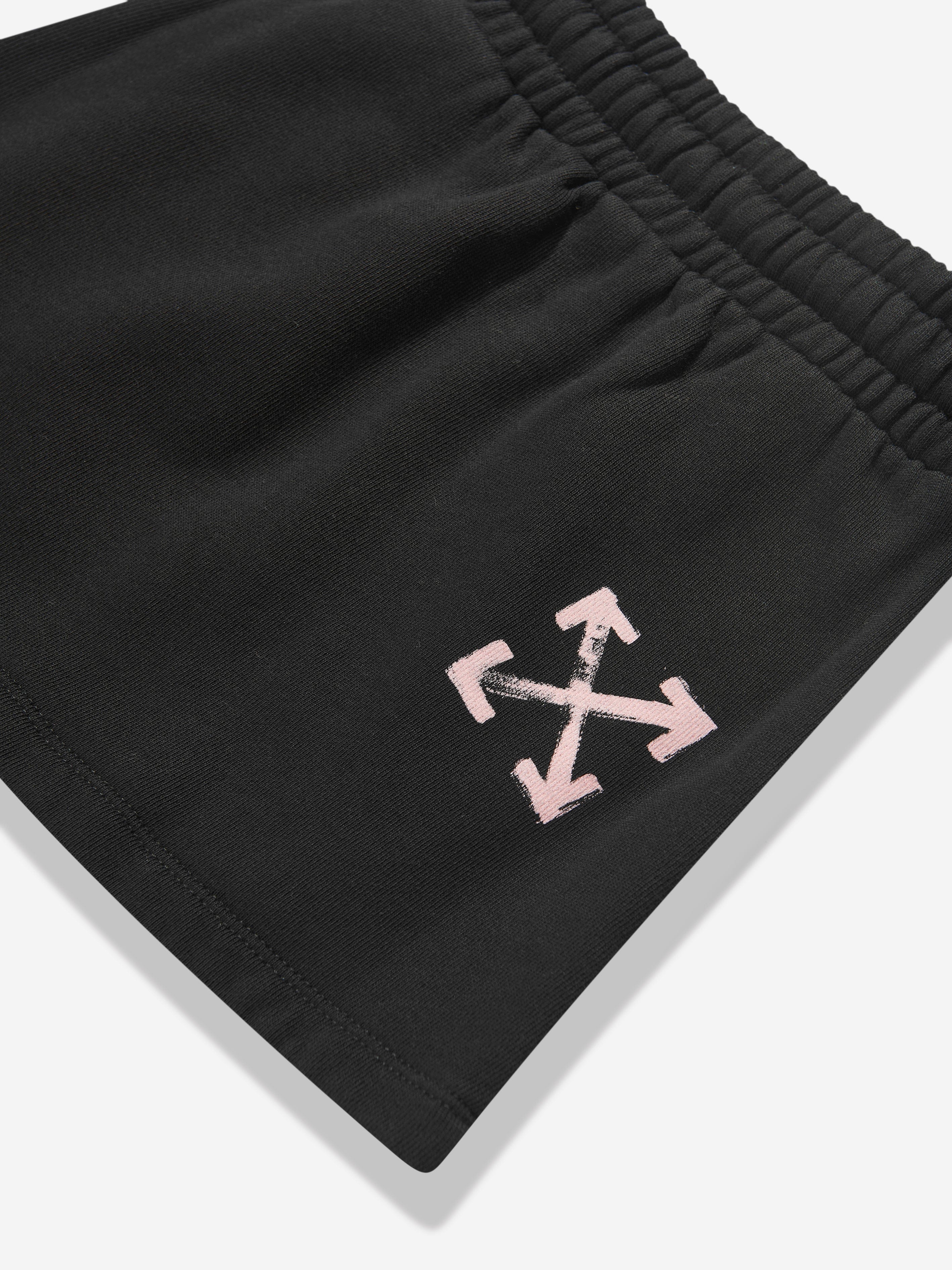 Off-White Girls Paint Script Skirt in Black