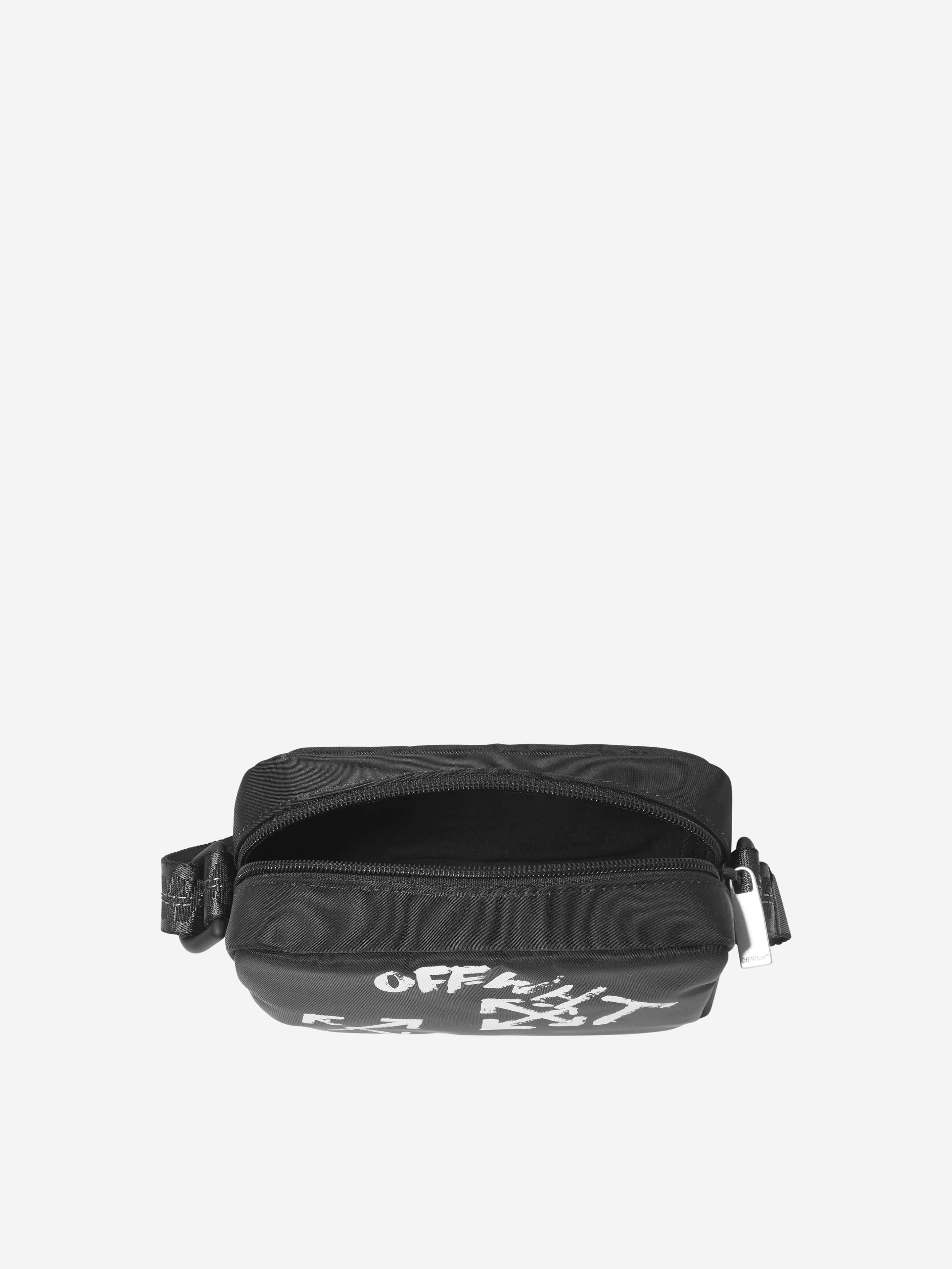 Off-White Girls Paint Script Crossbody Bag in Black