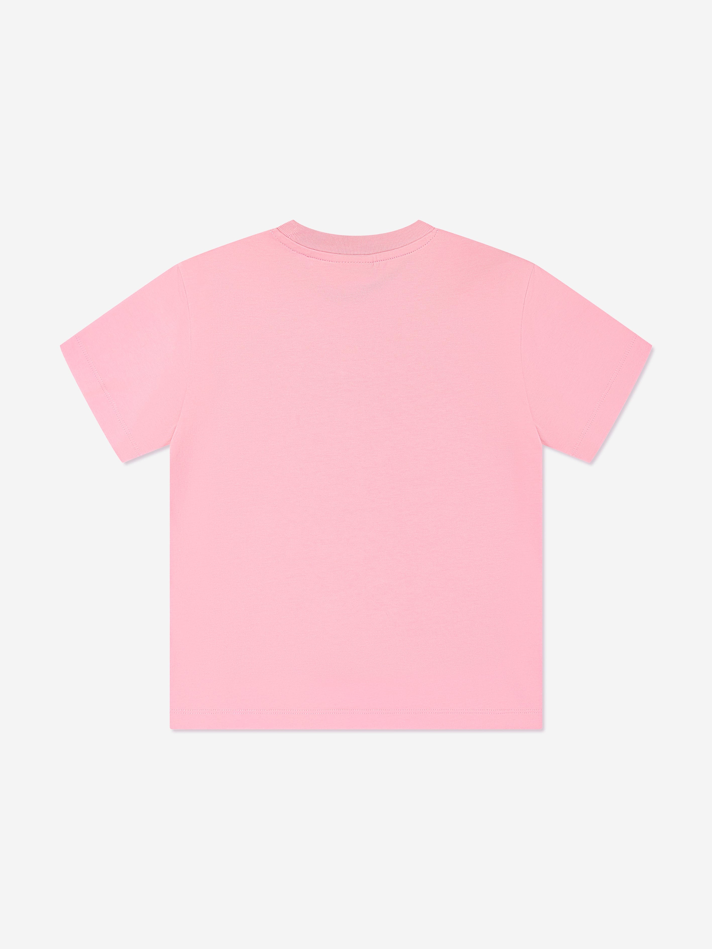 Off-White Girls Big Bookish T-Shirt in Pink