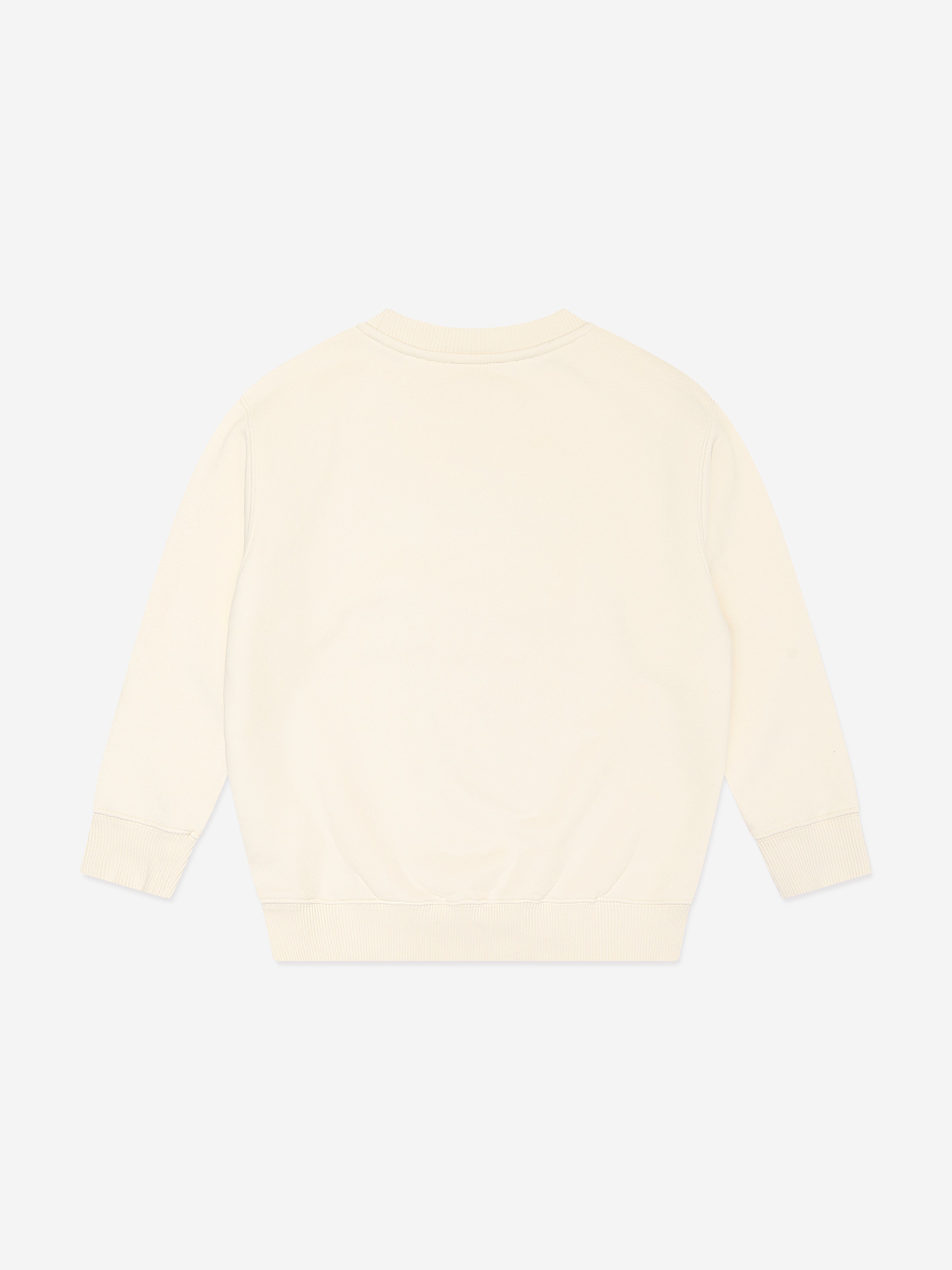 Off-White Girls Big Bookish Sweatshirt in Ivory