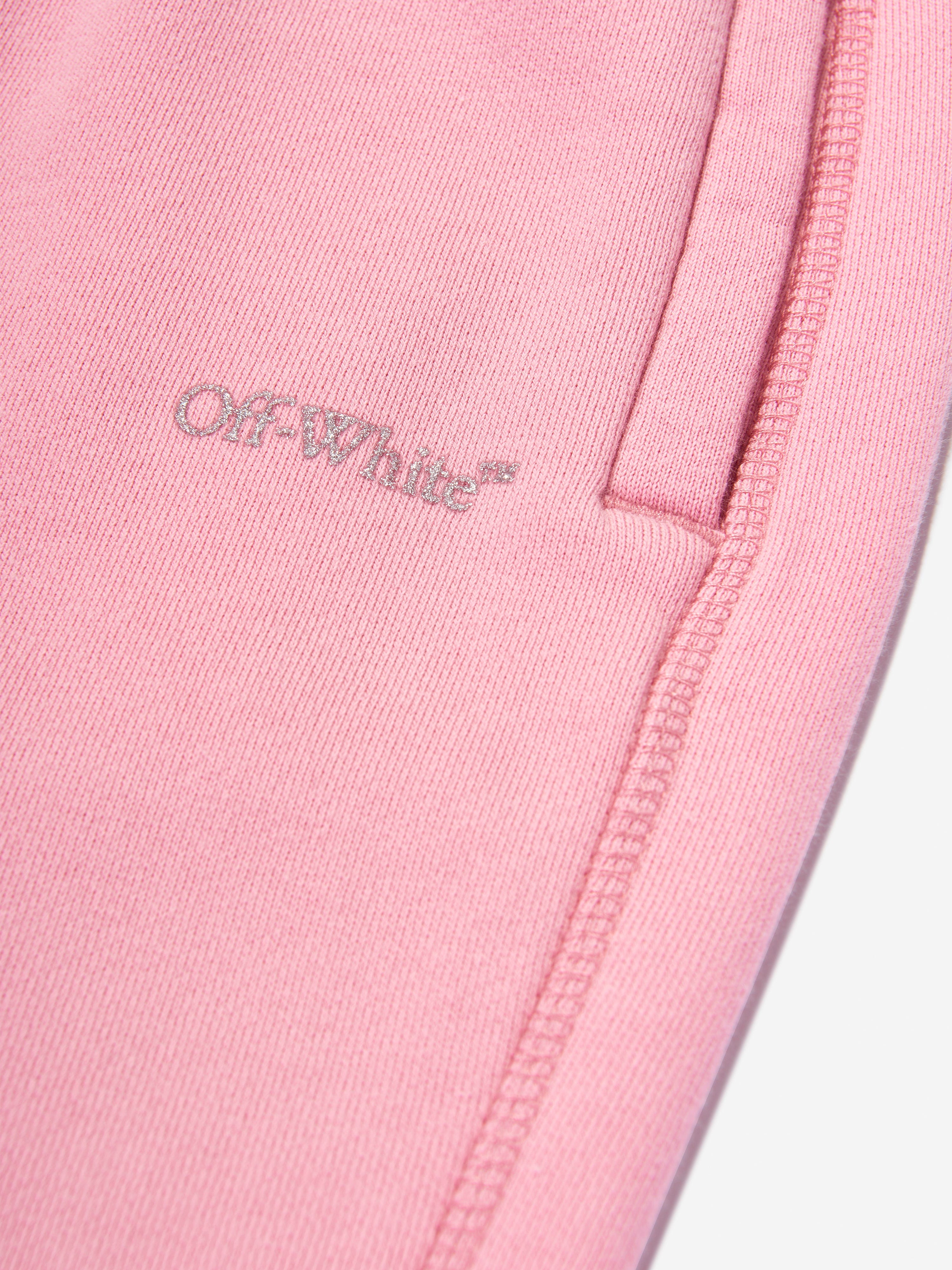 Off-White Girls Bookish Joggers in Pink