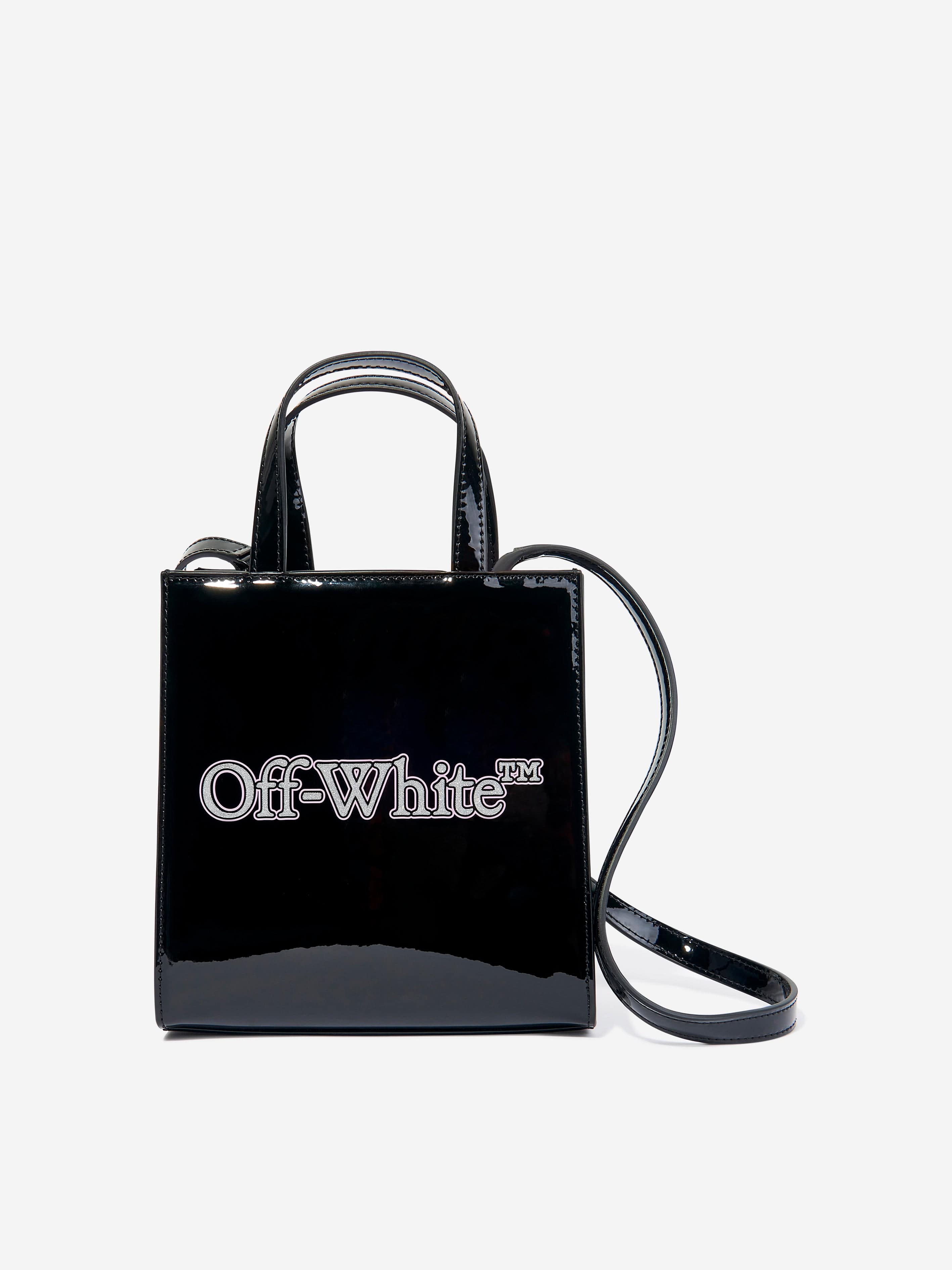 Off-White Girls Big Bookish Mini Bag in Black (18cm)