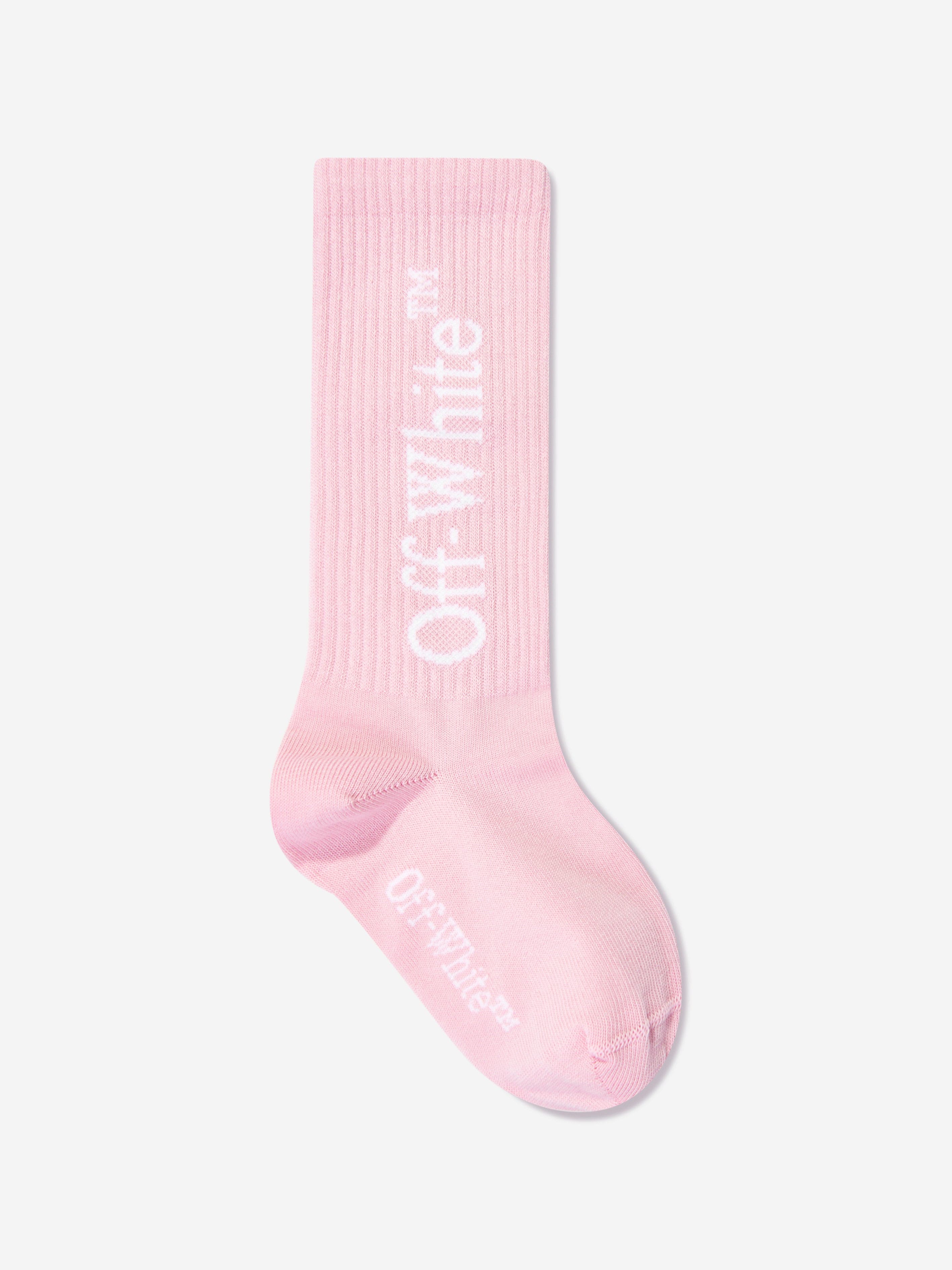 Girls Bookish Long Socks in Pink