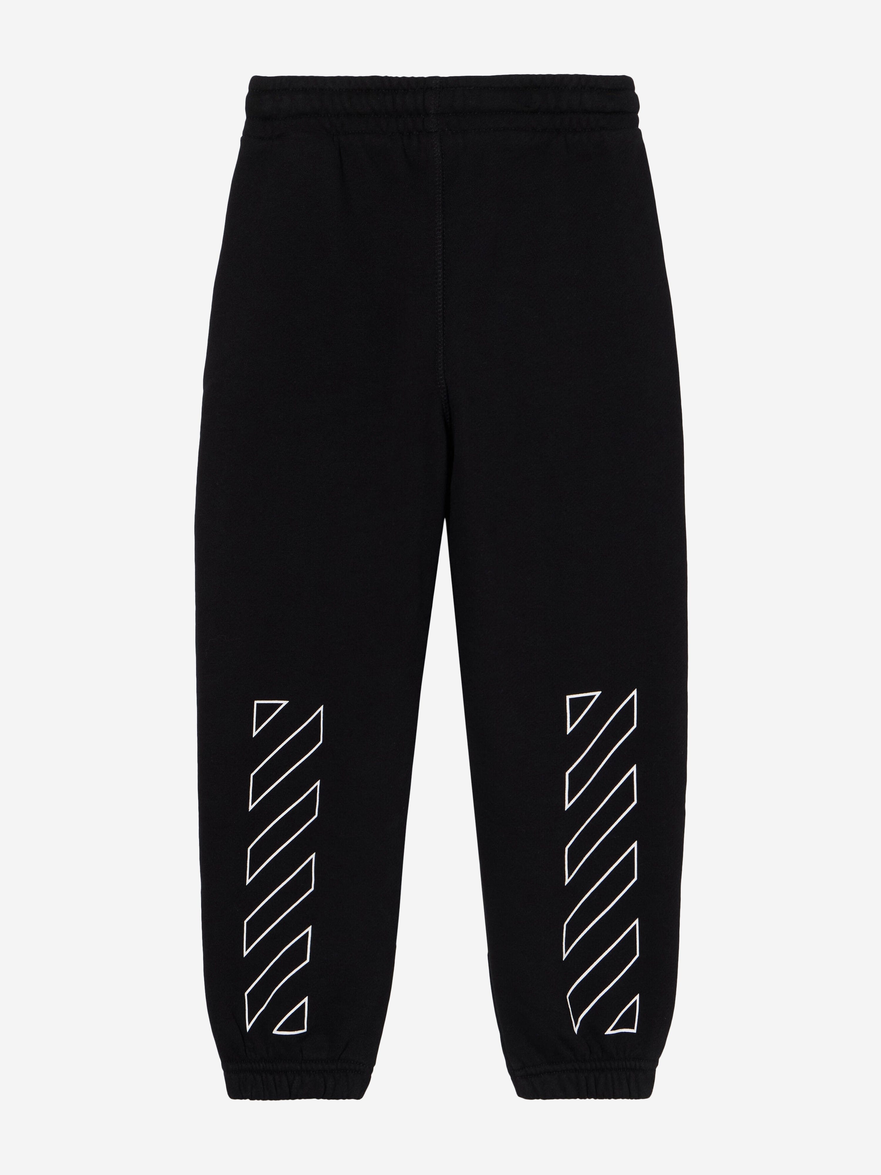 Off-White Kids Bookish Diagonal Joggers in Black