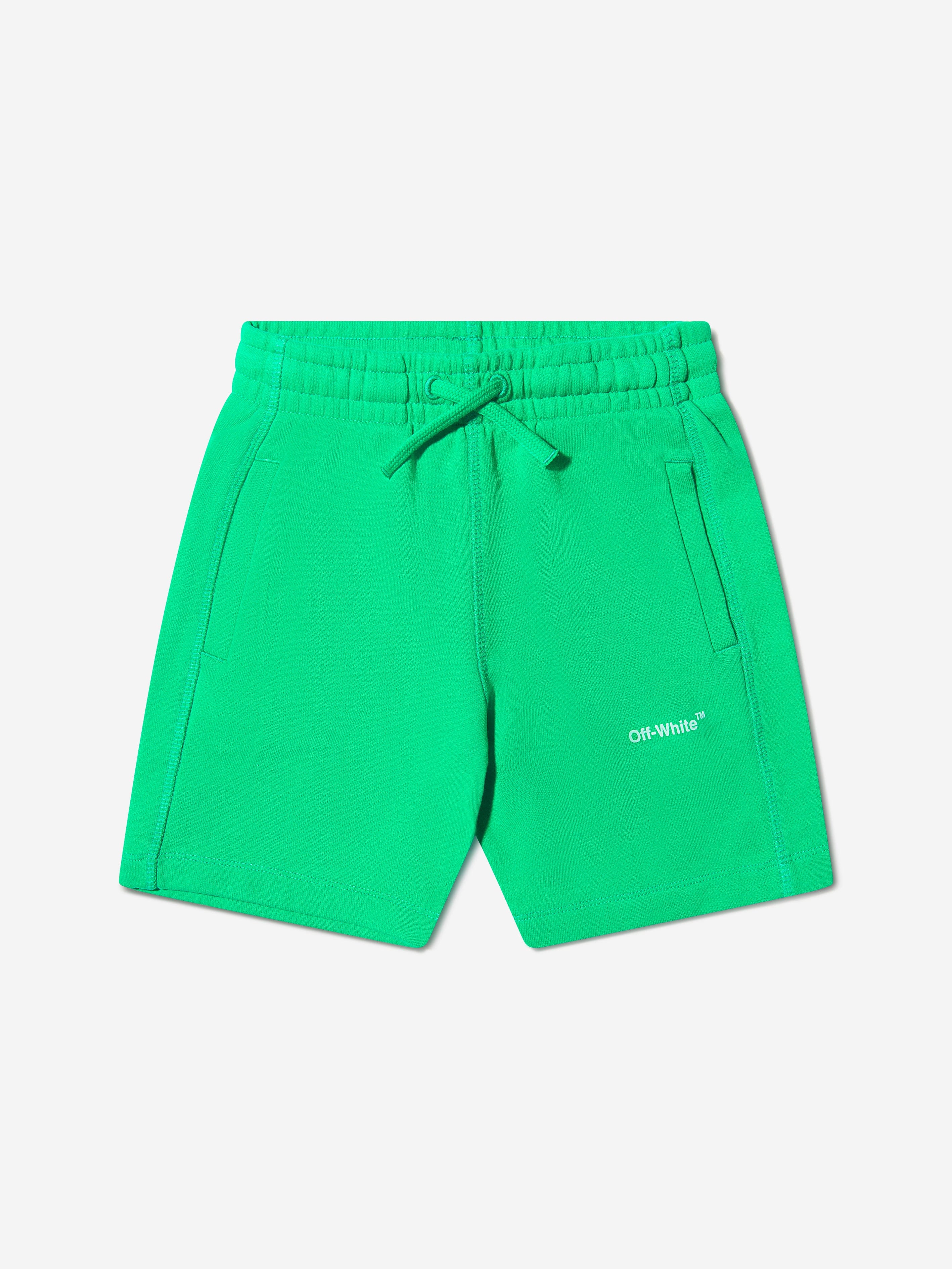 Off-White Boys Cotton Logo Sweat Shorts