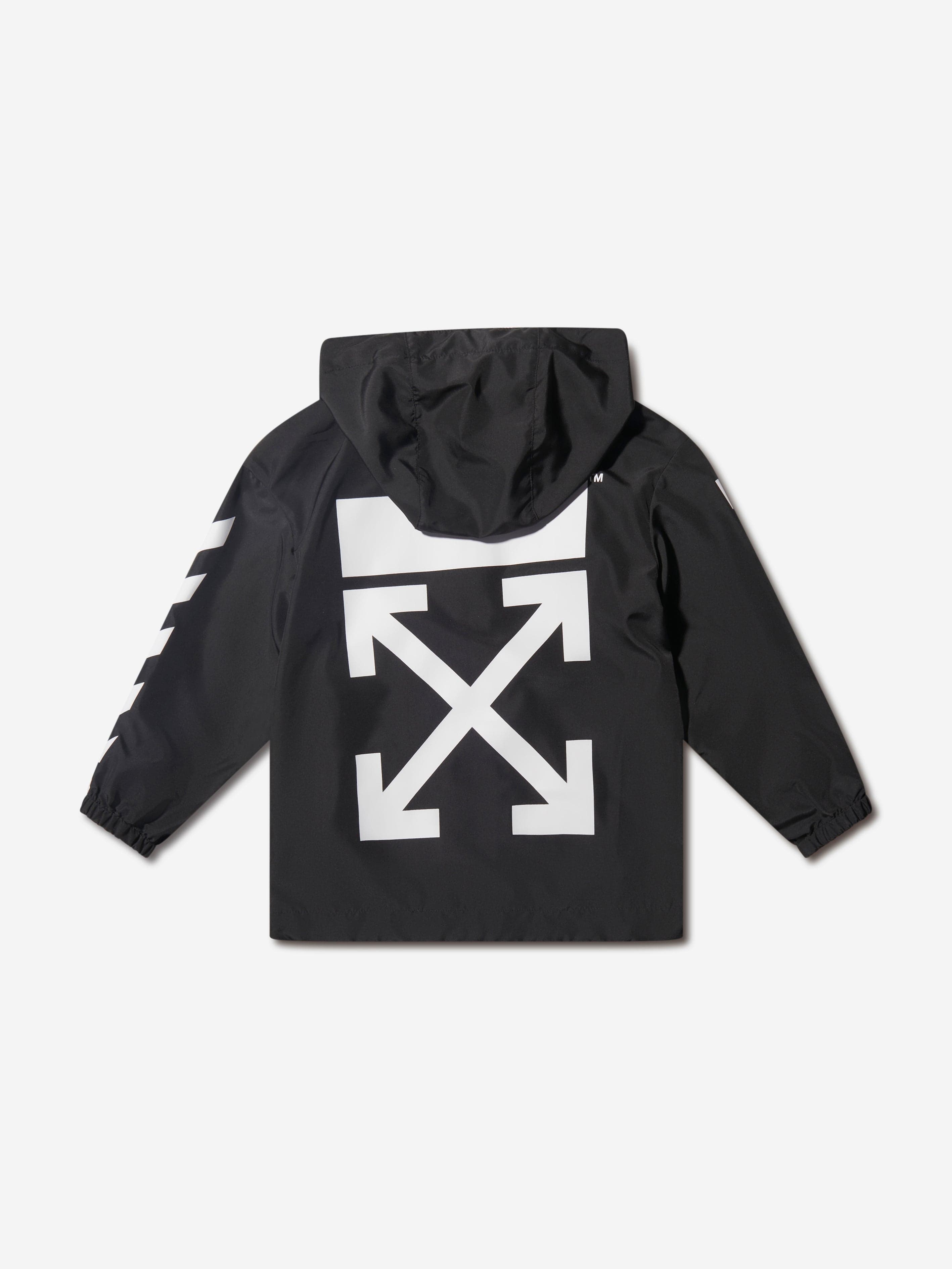 Off-White Boys Cotton Logo Print Windbreaker