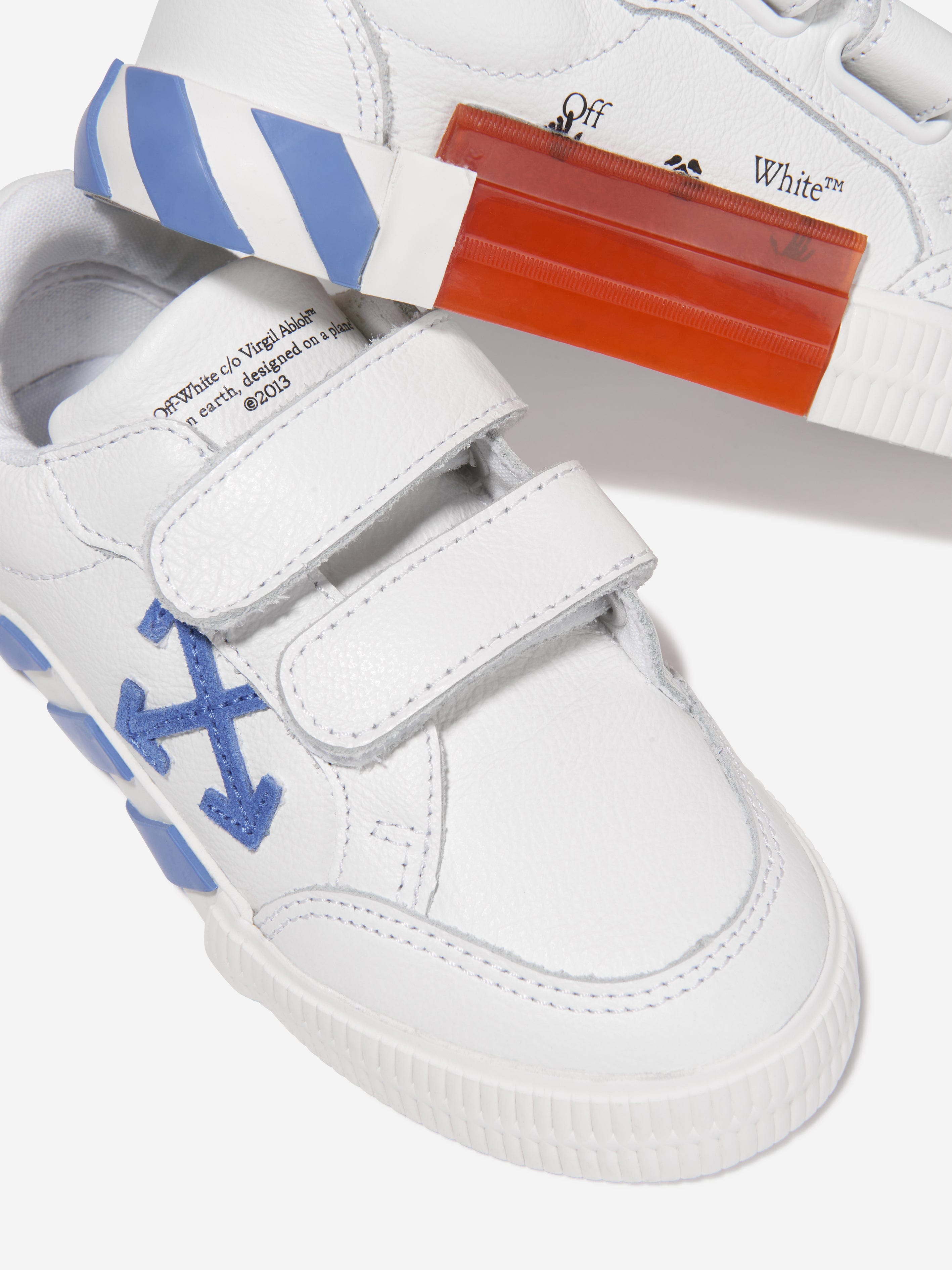 Off-White Boys Vulcanized Velcro Strap Trainers