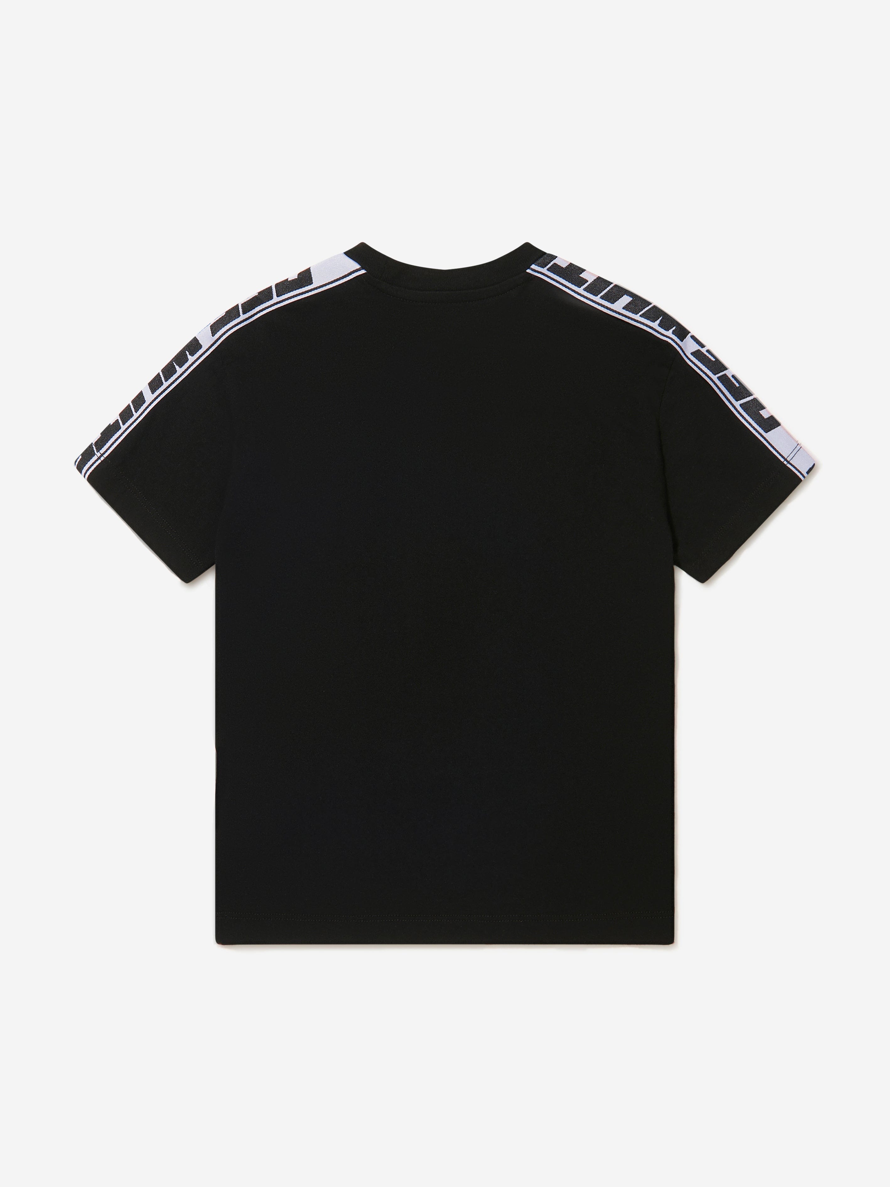 Off-White Girls Cotton Logo Band T-Shirt