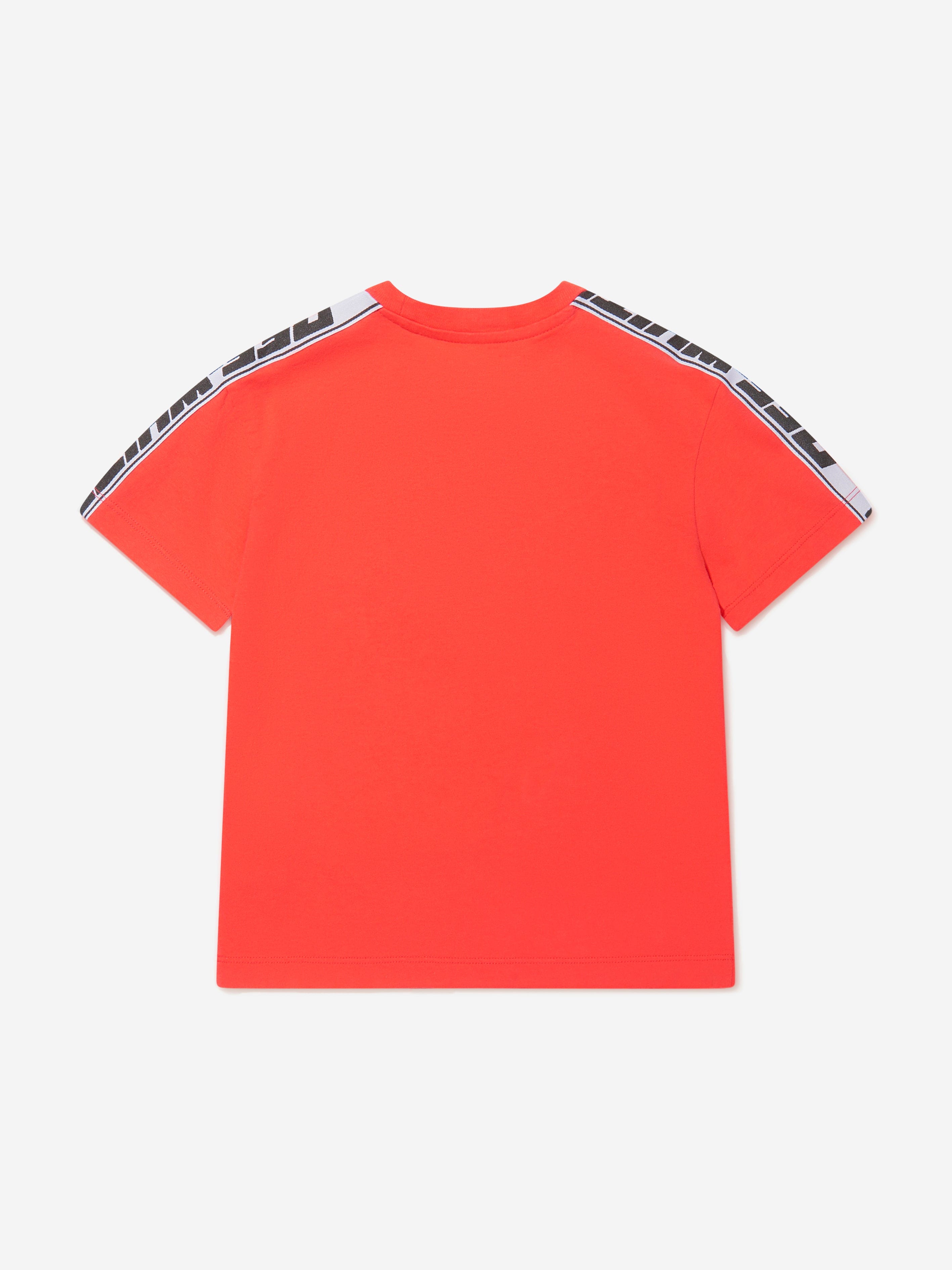 Off-White Girls Cotton Logo Band T-Shirt