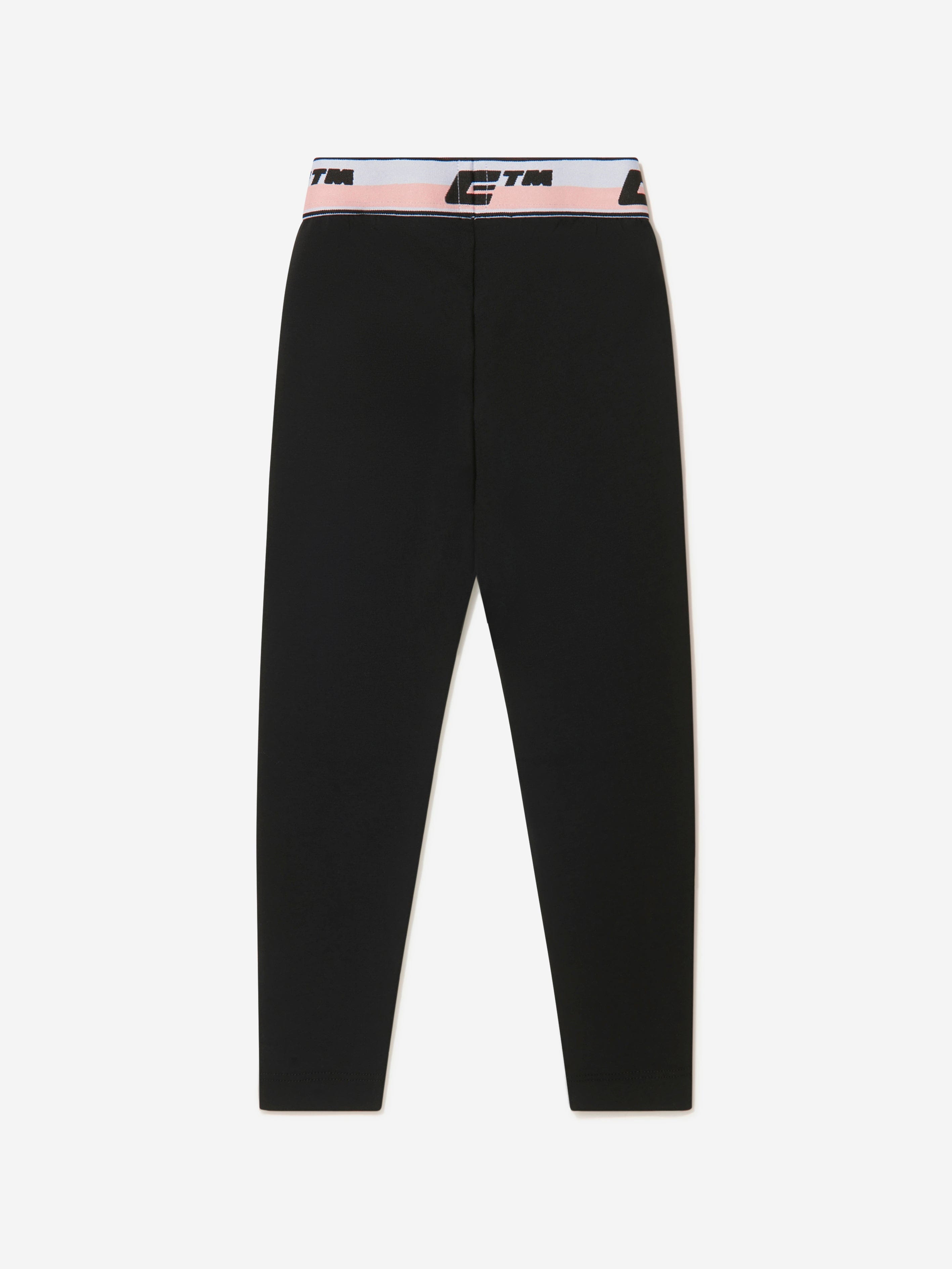 Off-White Girls Cotton Logo Band Leggings