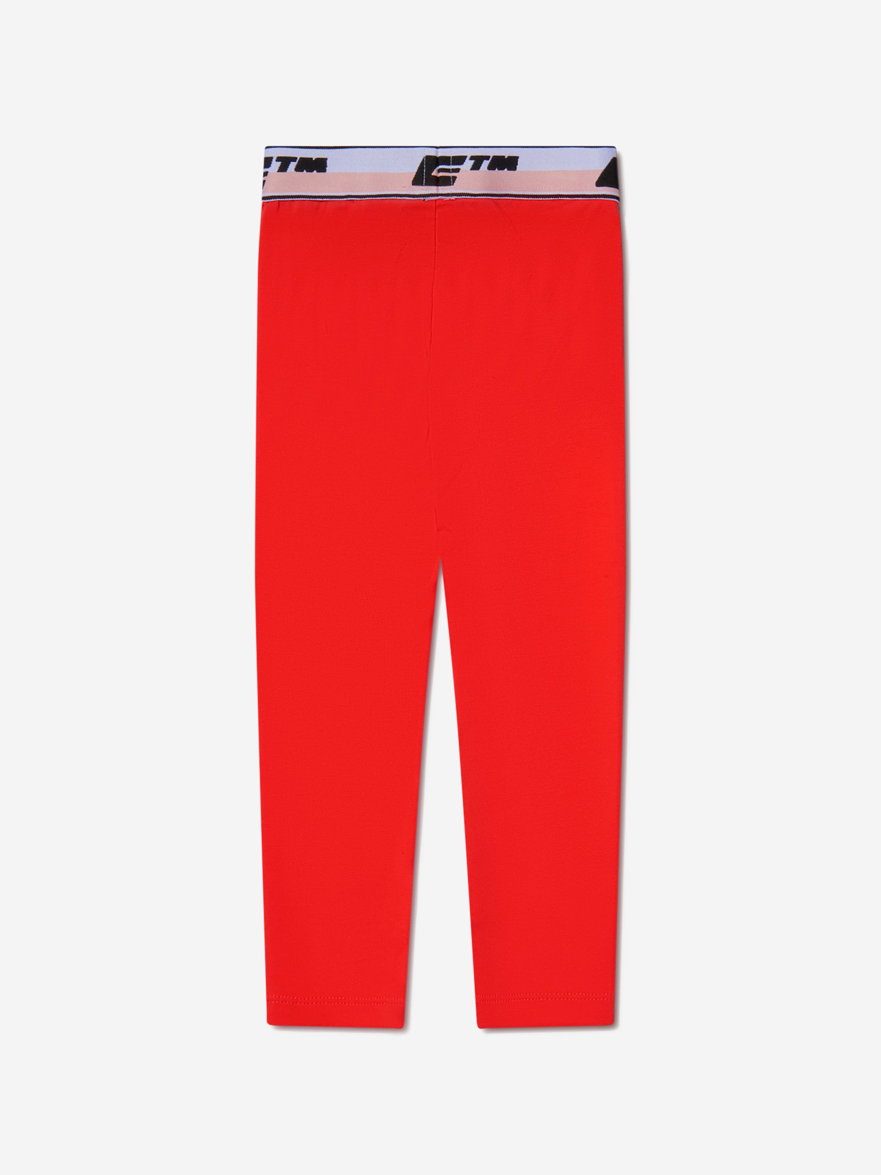 Off-White Girls Cotton Logo Band Leggings