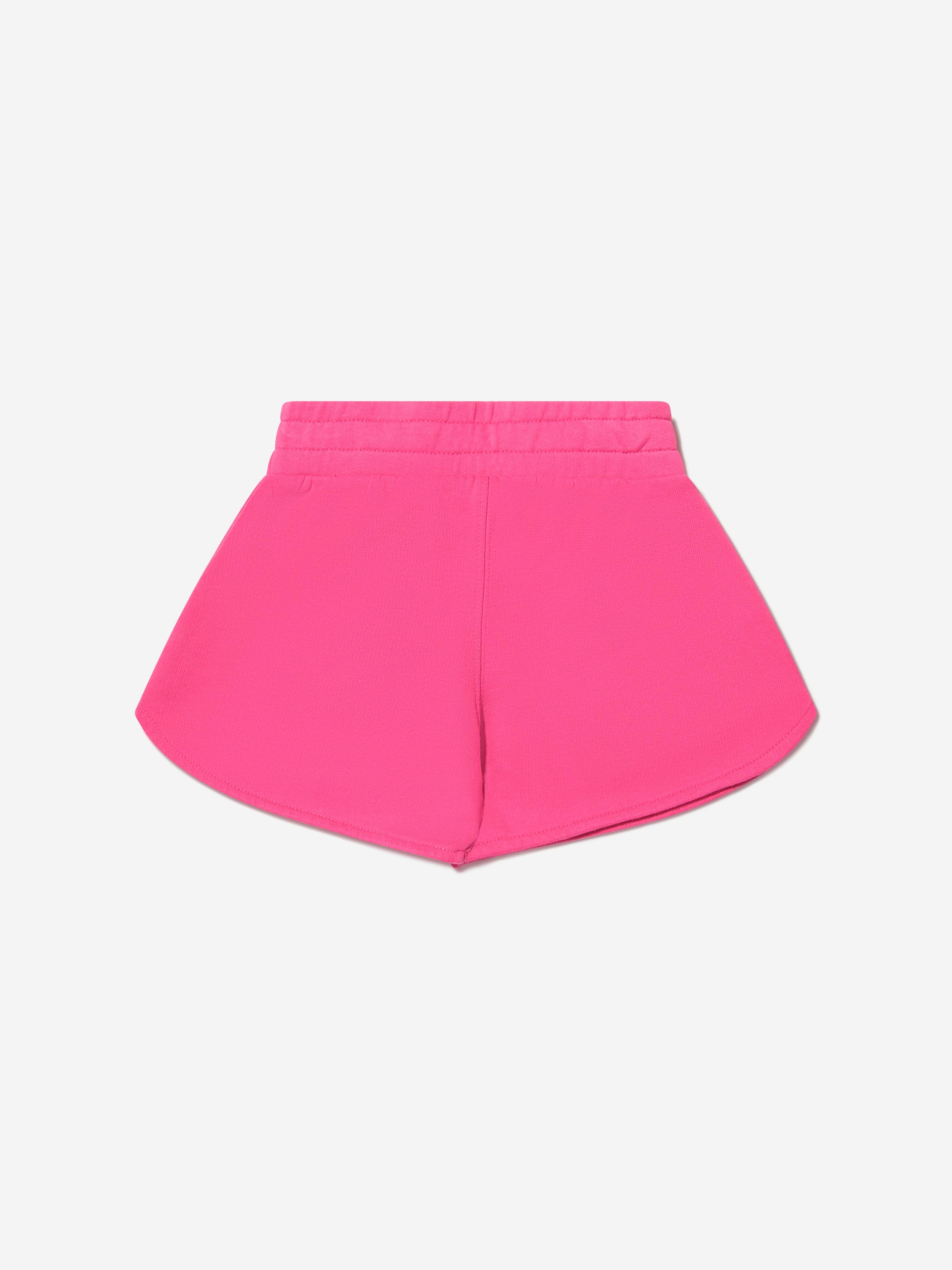 Off-White Girls Cotton Monster Logo Shorts