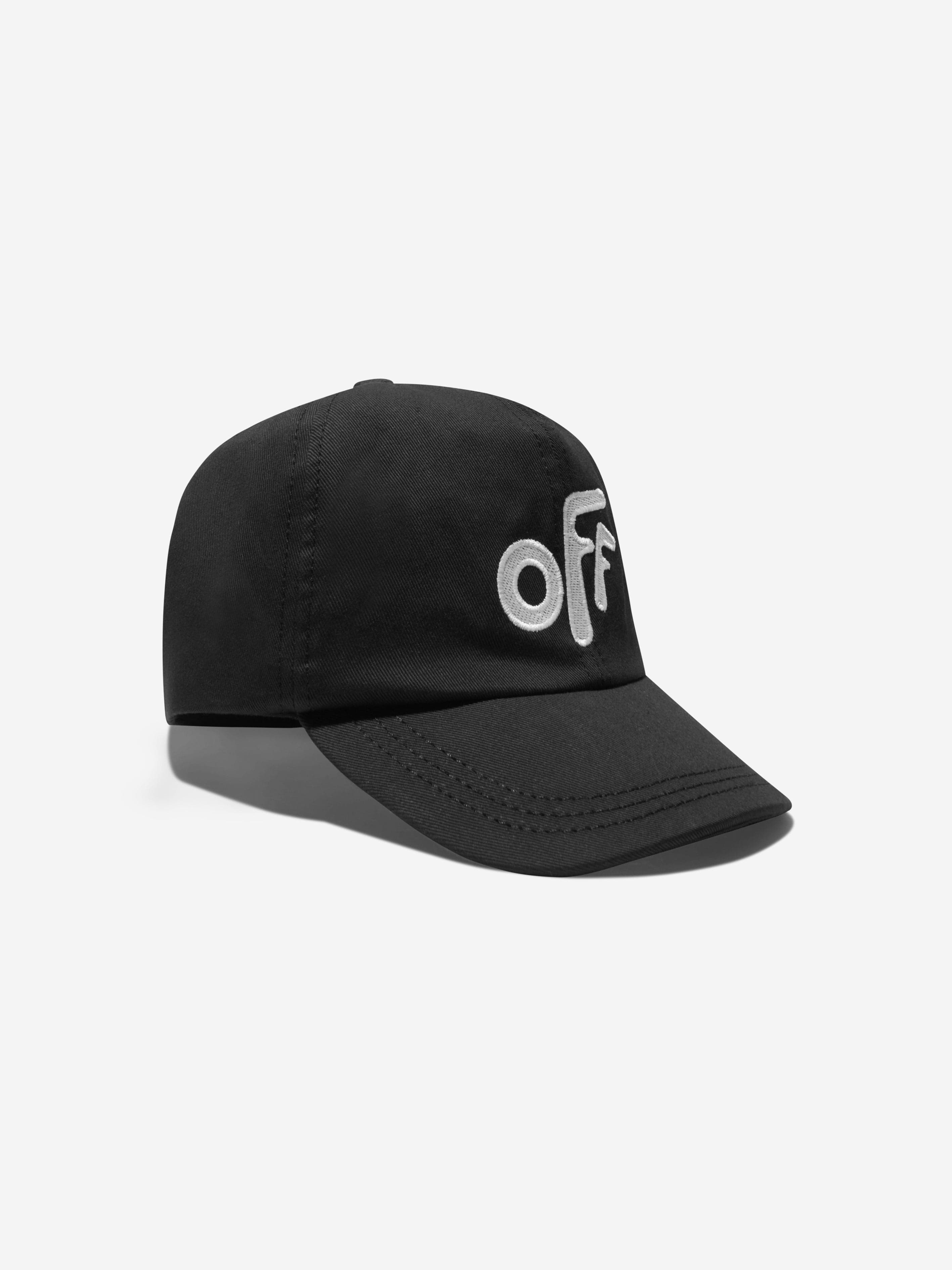 Off-White Girls Cotton Logo Cap