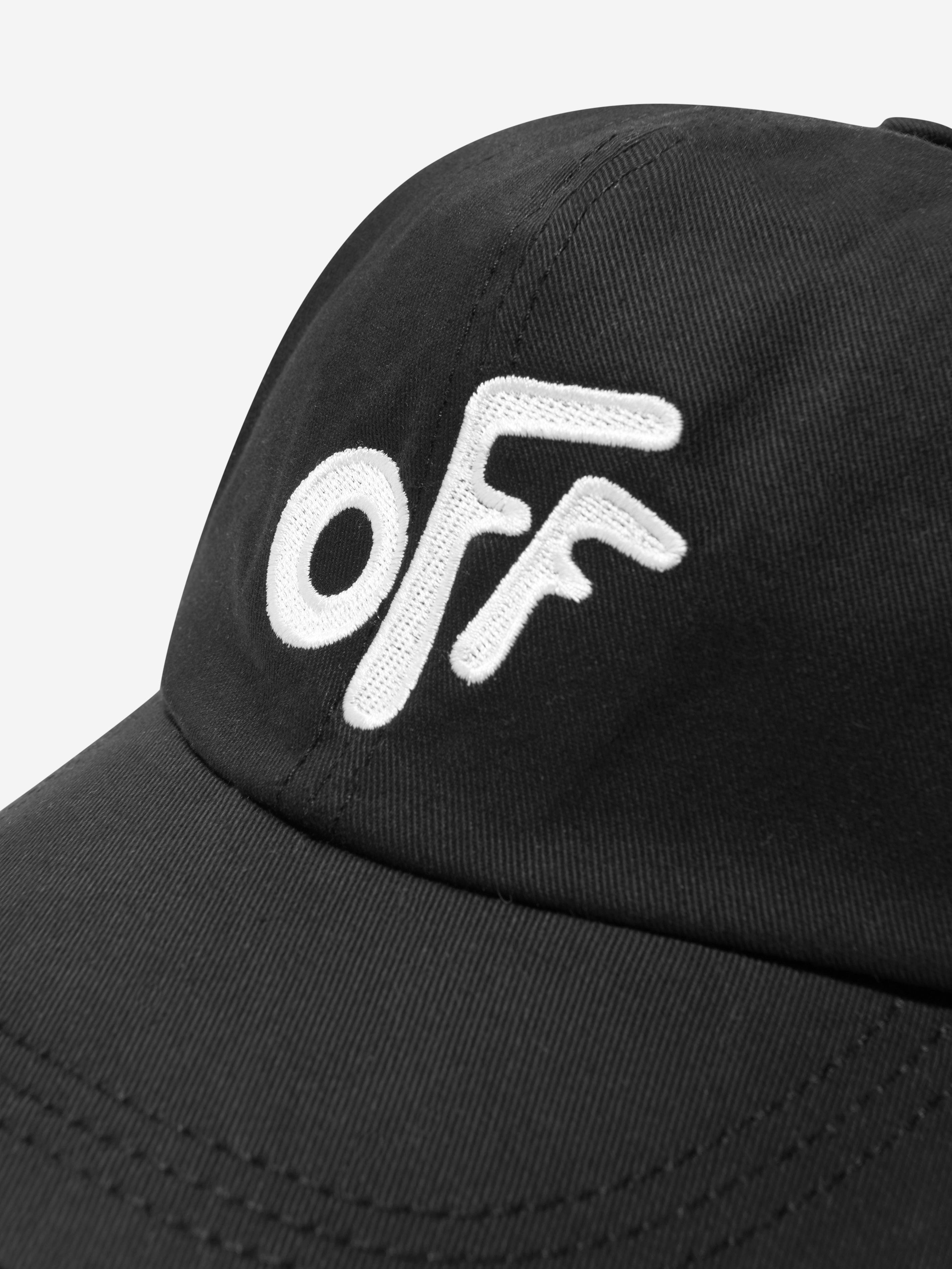 Off-White Girls Cotton Logo Cap