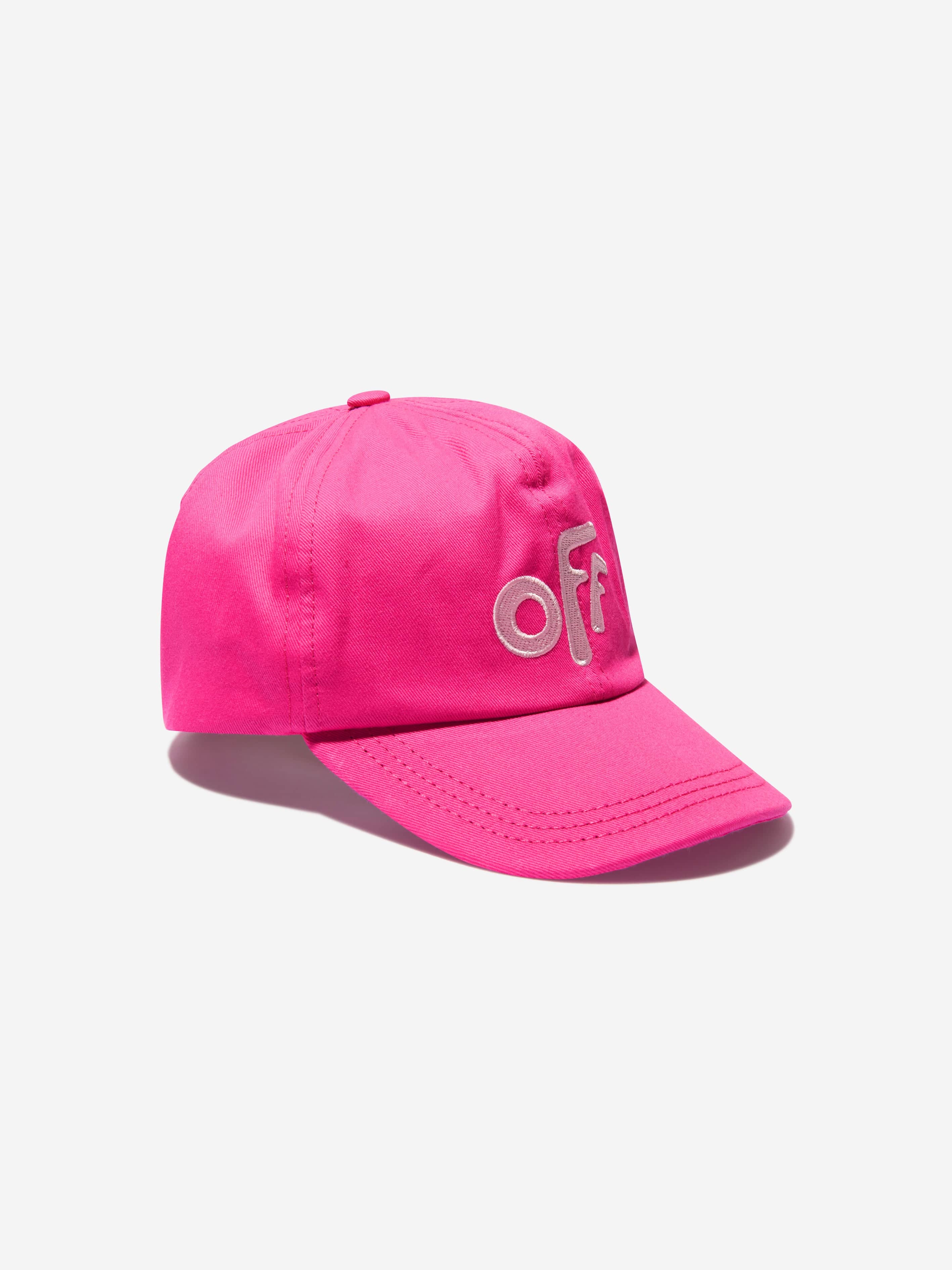 Off-White Girls Cotton Logo Cap