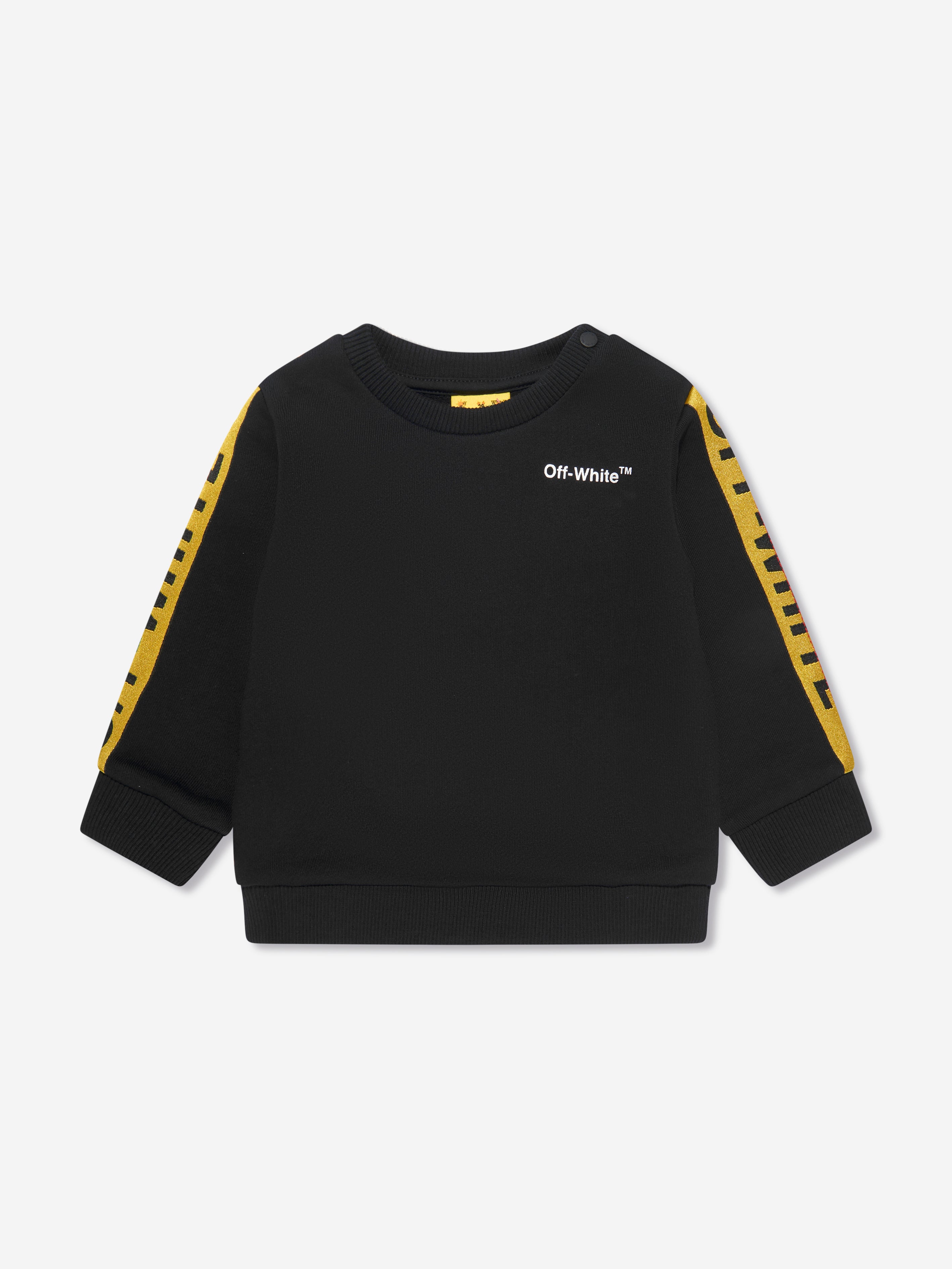 Off-White Baby Boys Logo Industrial Tracksuit in Black