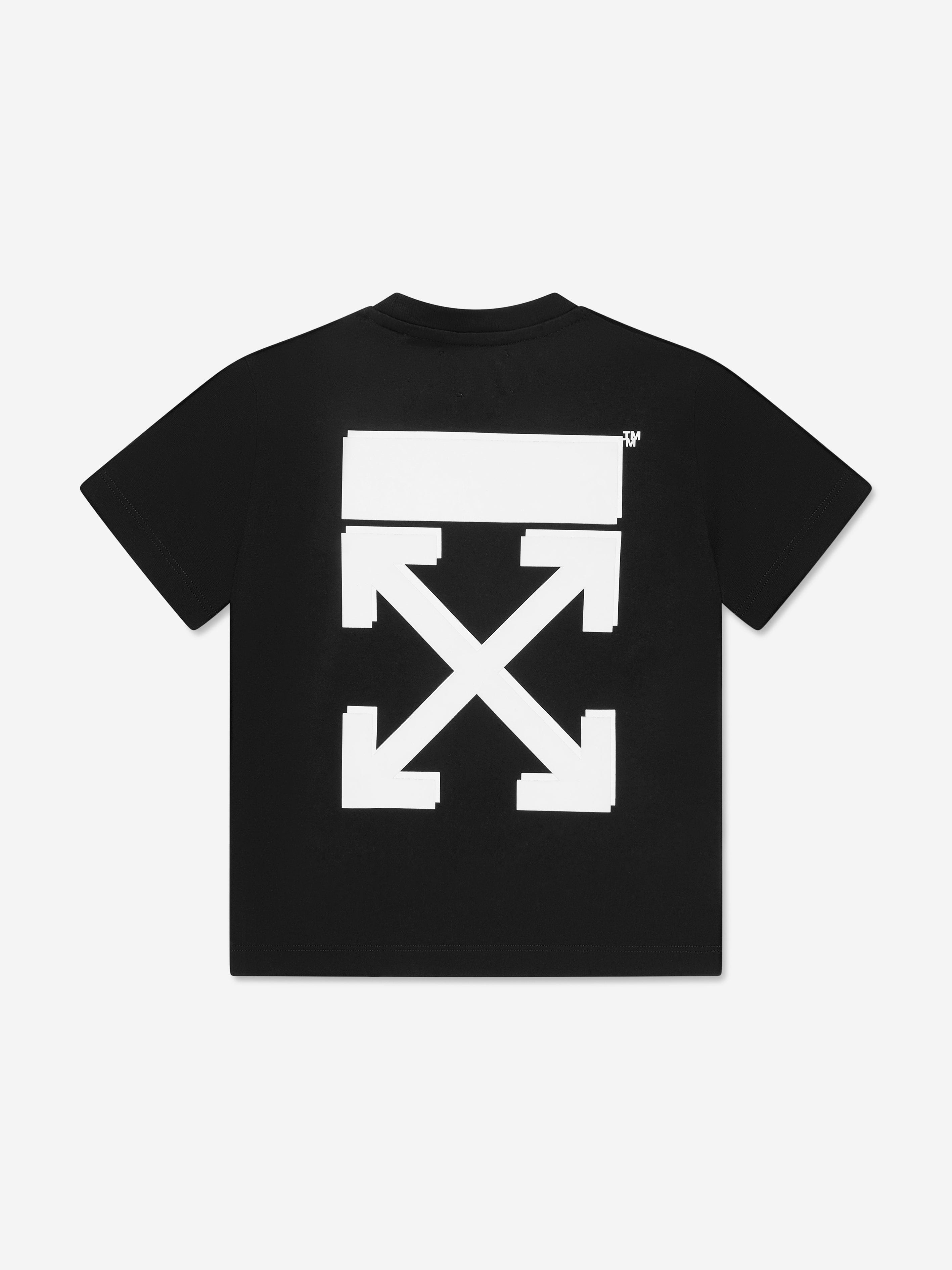 Off-White Boys Rubber Arrow T-Shirt in Black