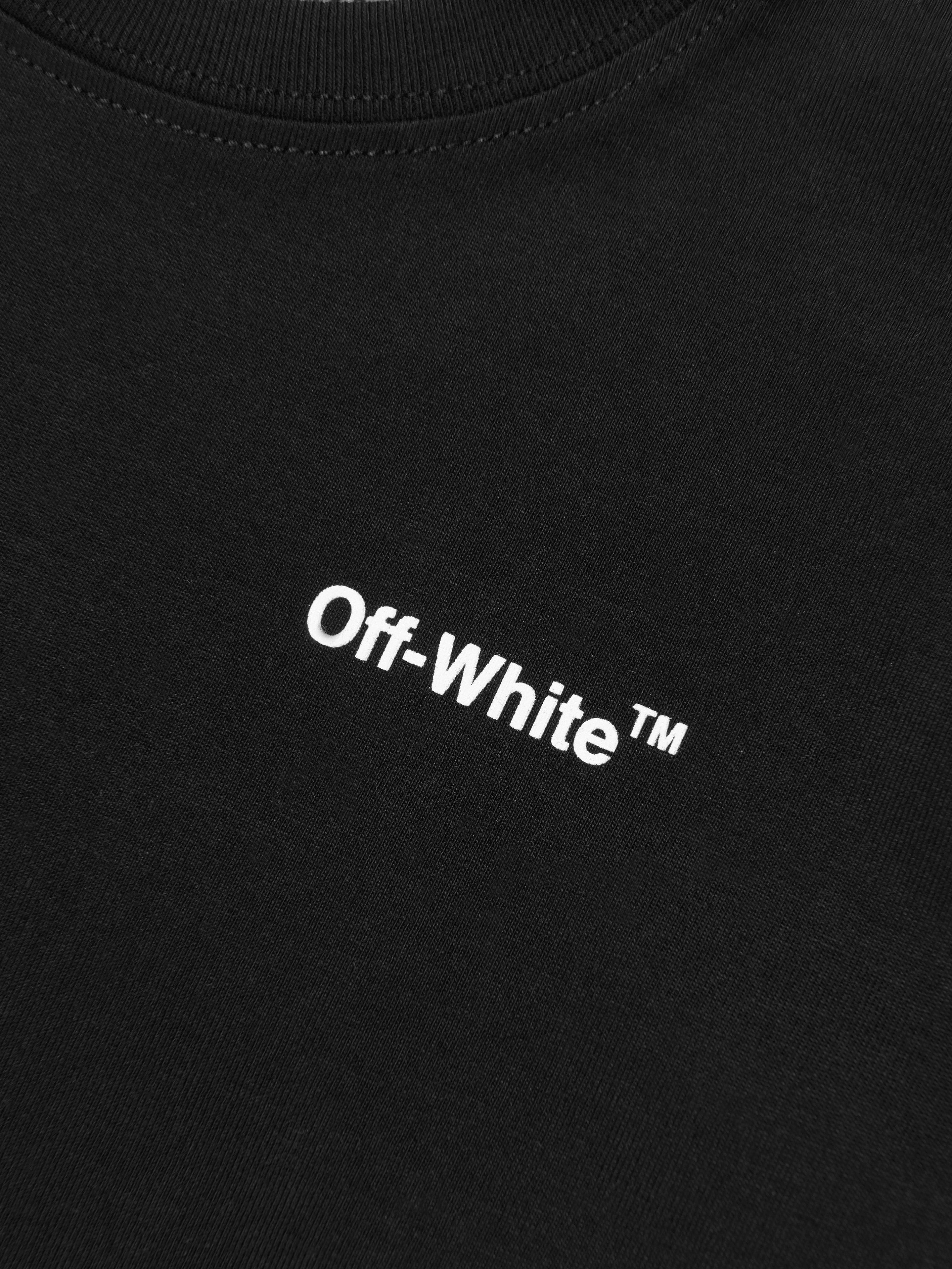 Off-White Boys Rubber Arrow T-Shirt in Black