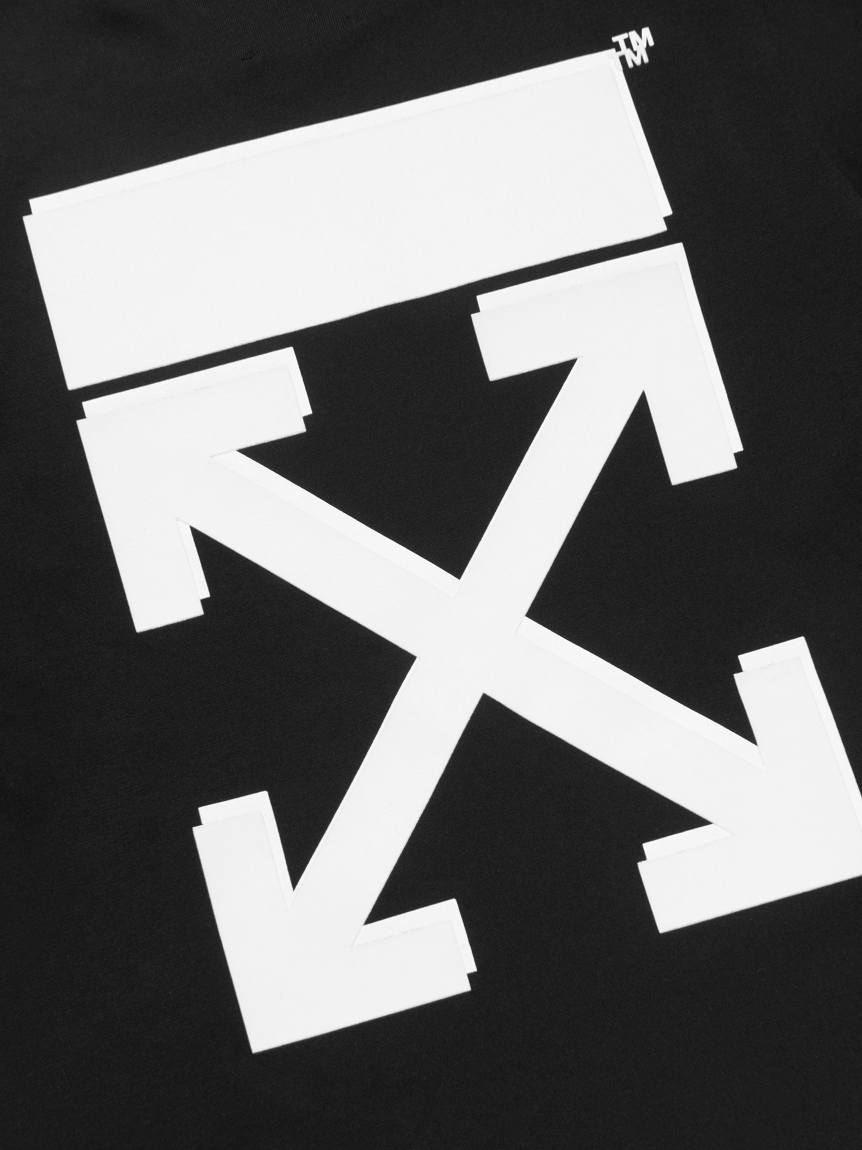 Off-White Boys Rubber Arrow T-Shirt in Black