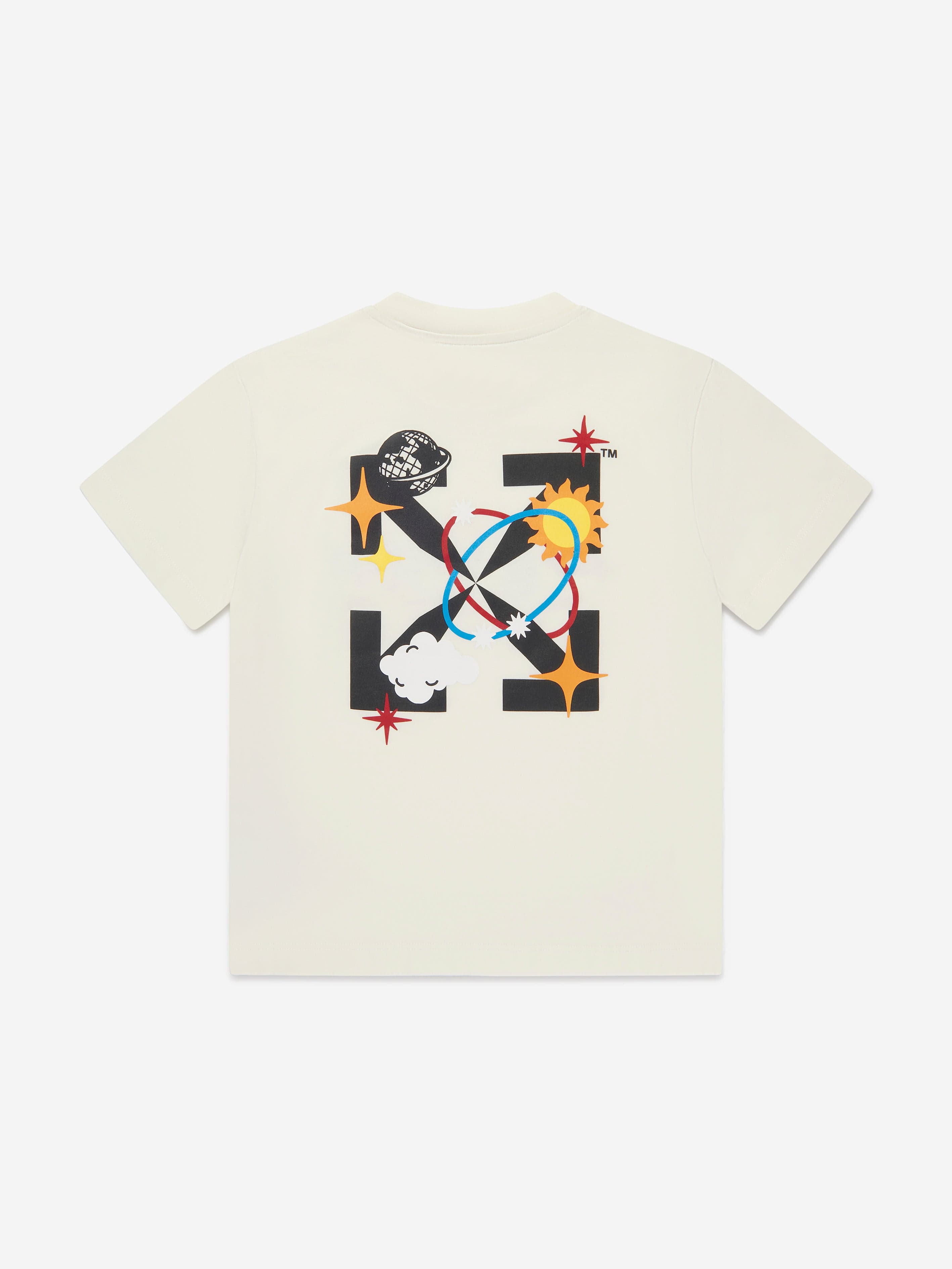 Off-White Boys Off Planets T-Shirt in White