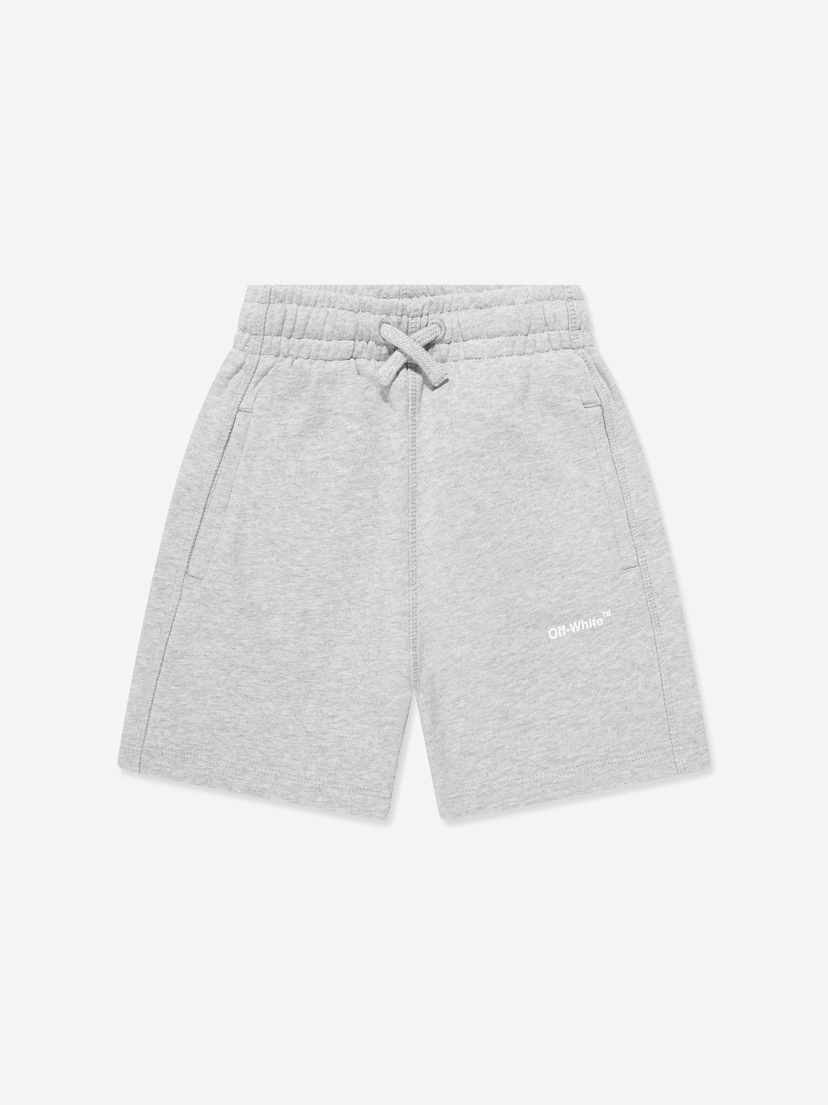 Off-White Boys Monster Arrow Sweat Shorts in Grey