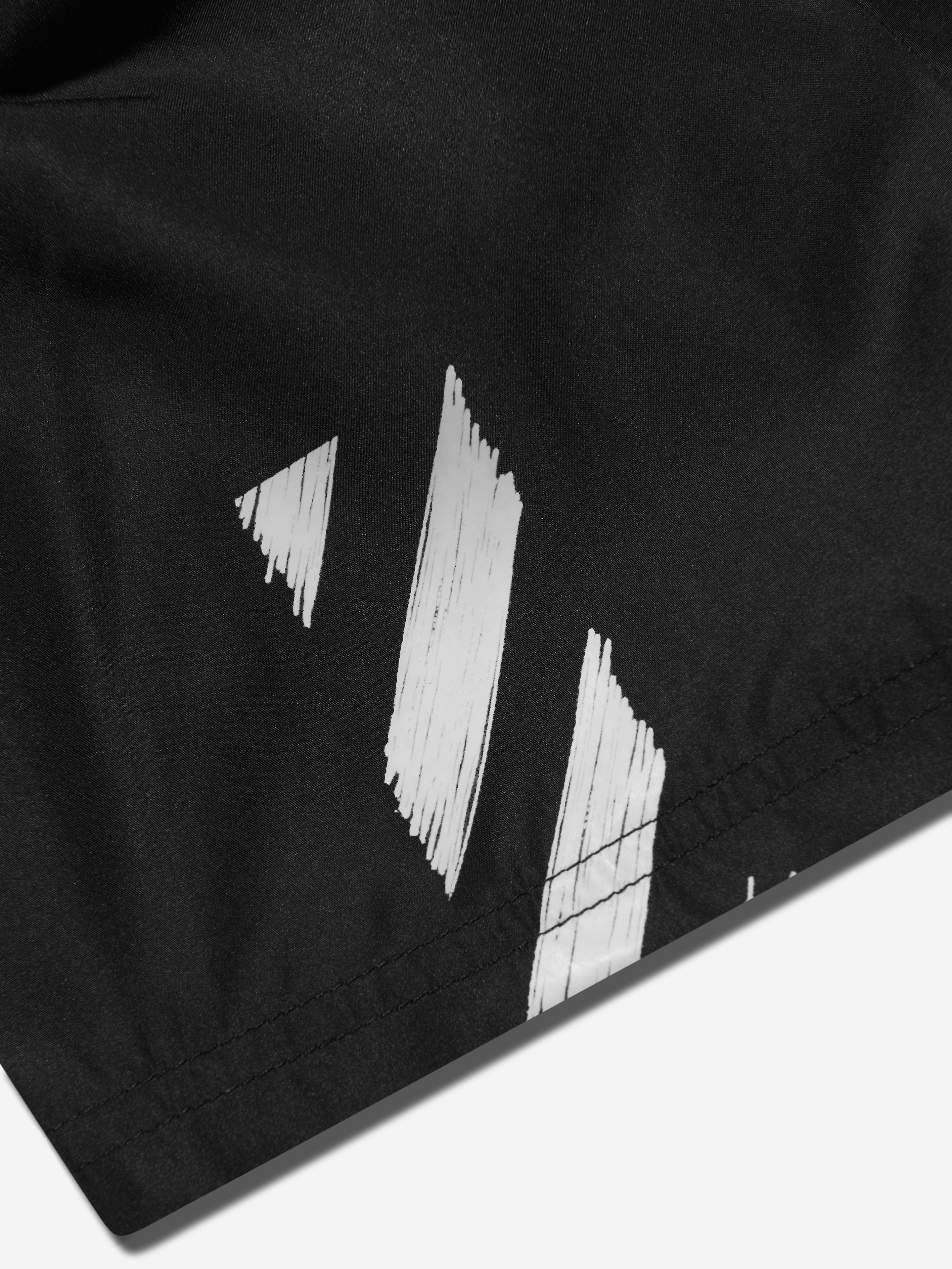 Off-White Boys Scribble Swim Shorts in Black