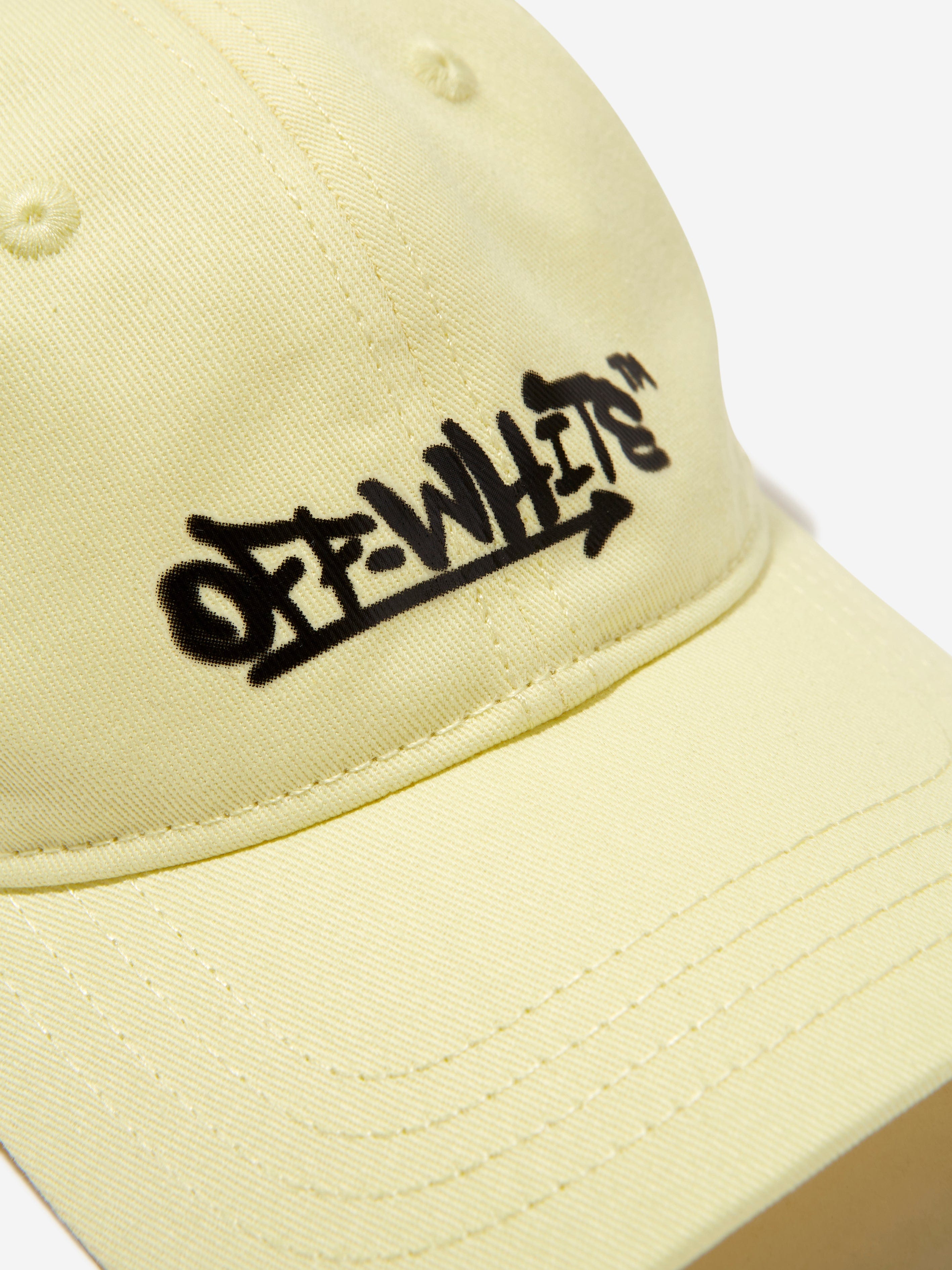 Off-White Kids Off Graffiti Cap in Yellow