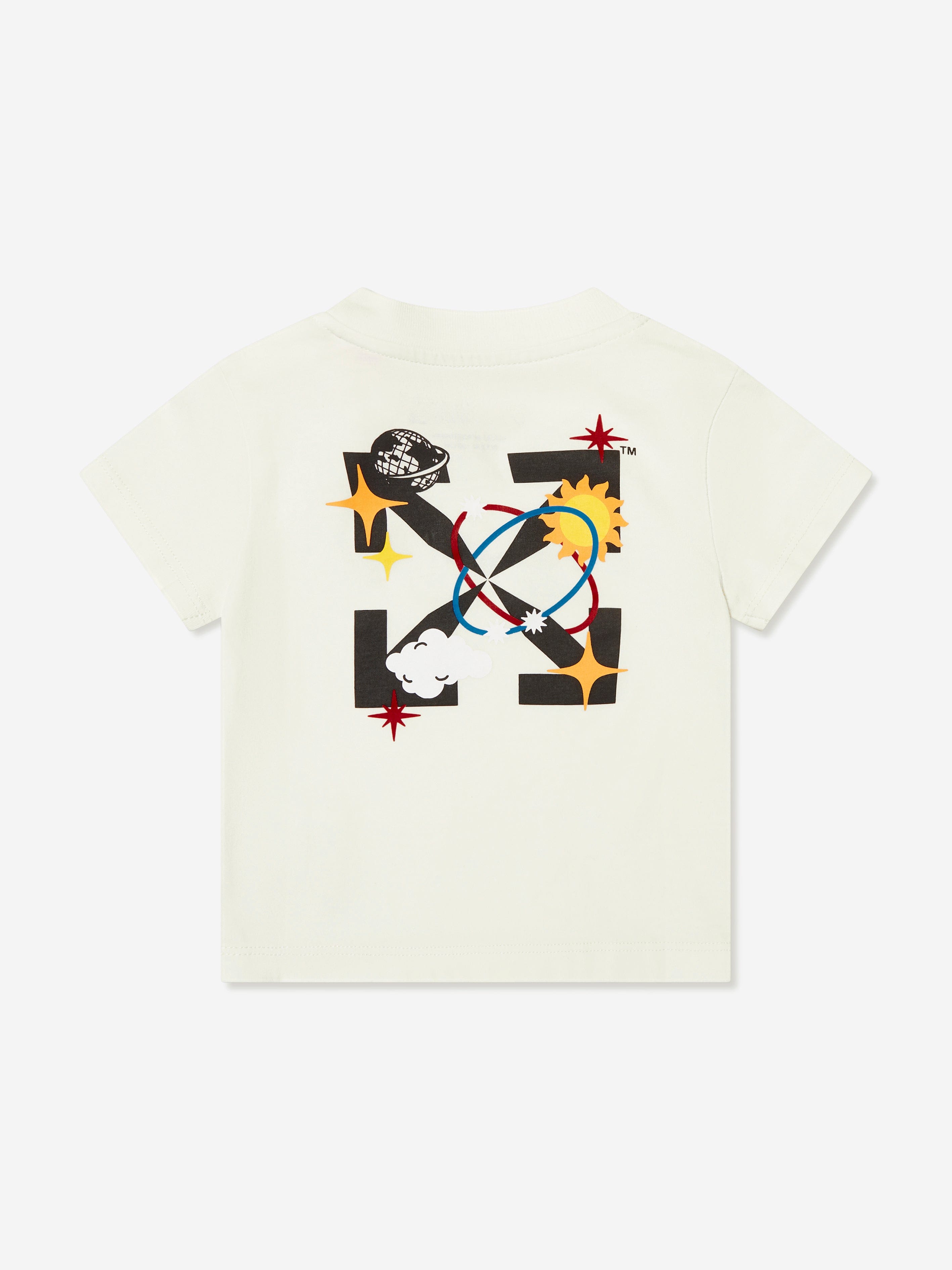 Off-White Baby Boys Off Planets T-Shirt in White