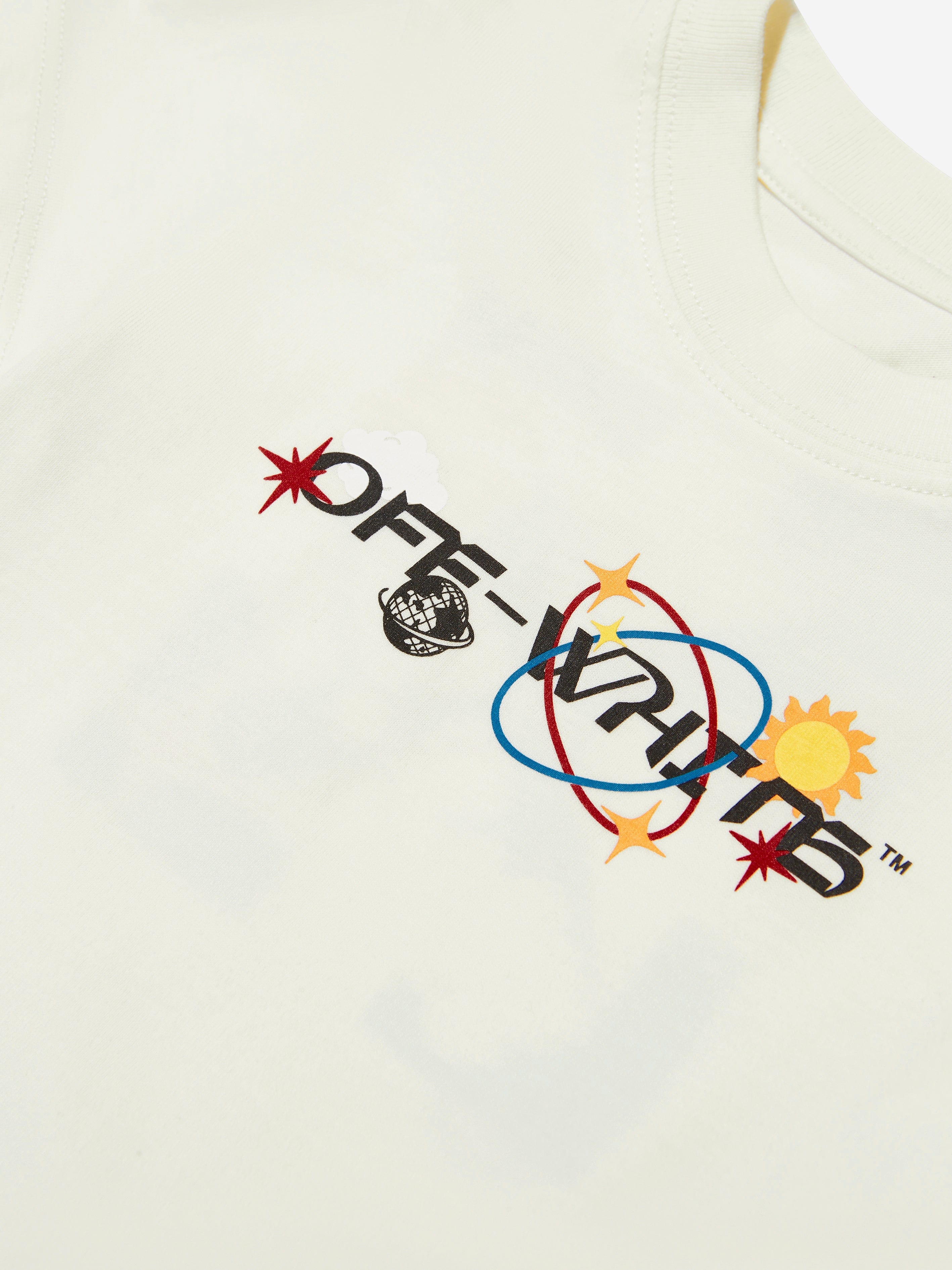 Off-White Baby Boys Off Planets T-Shirt in White