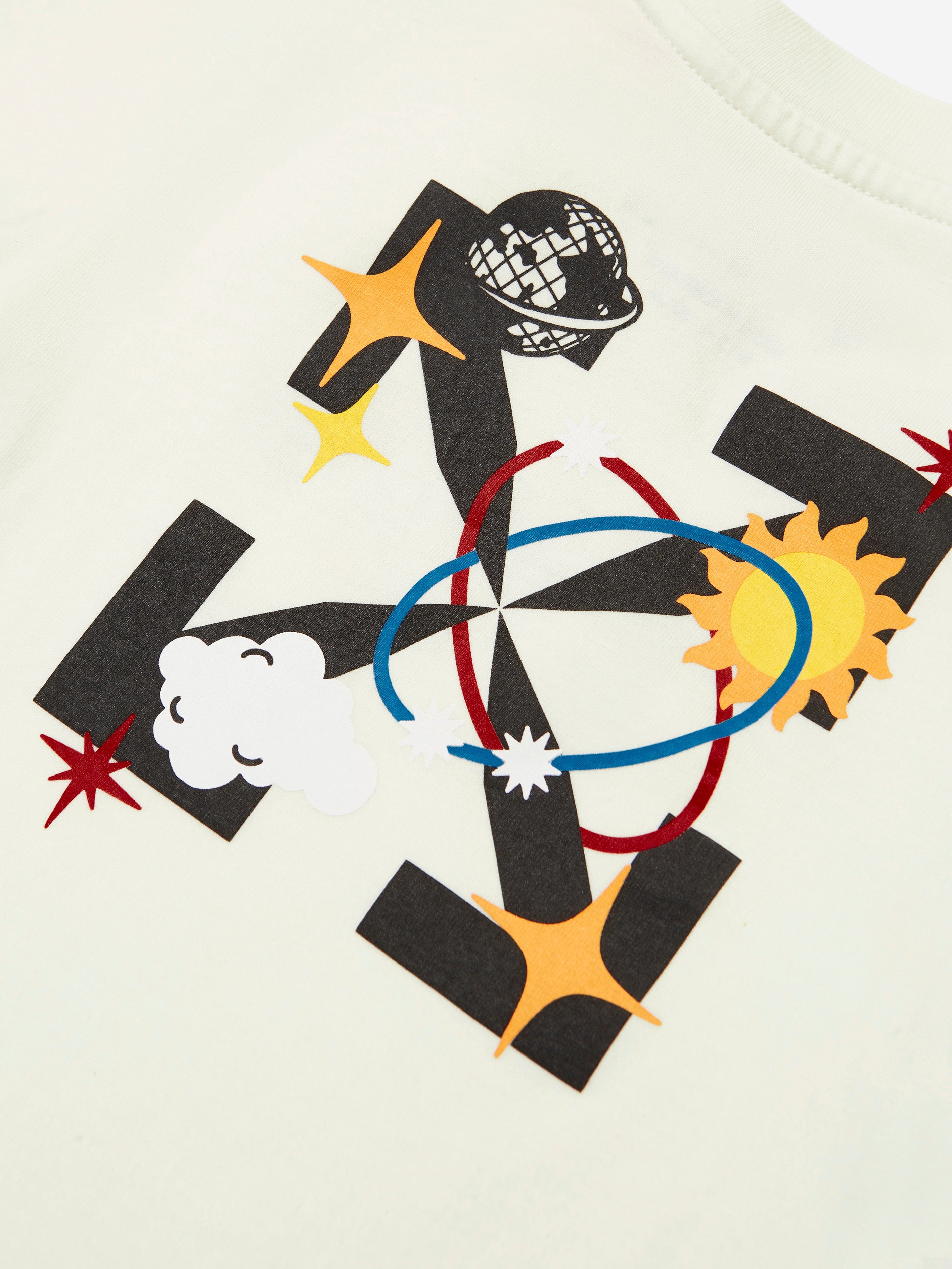 Off-White Baby Boys Off Planets T-Shirt in White