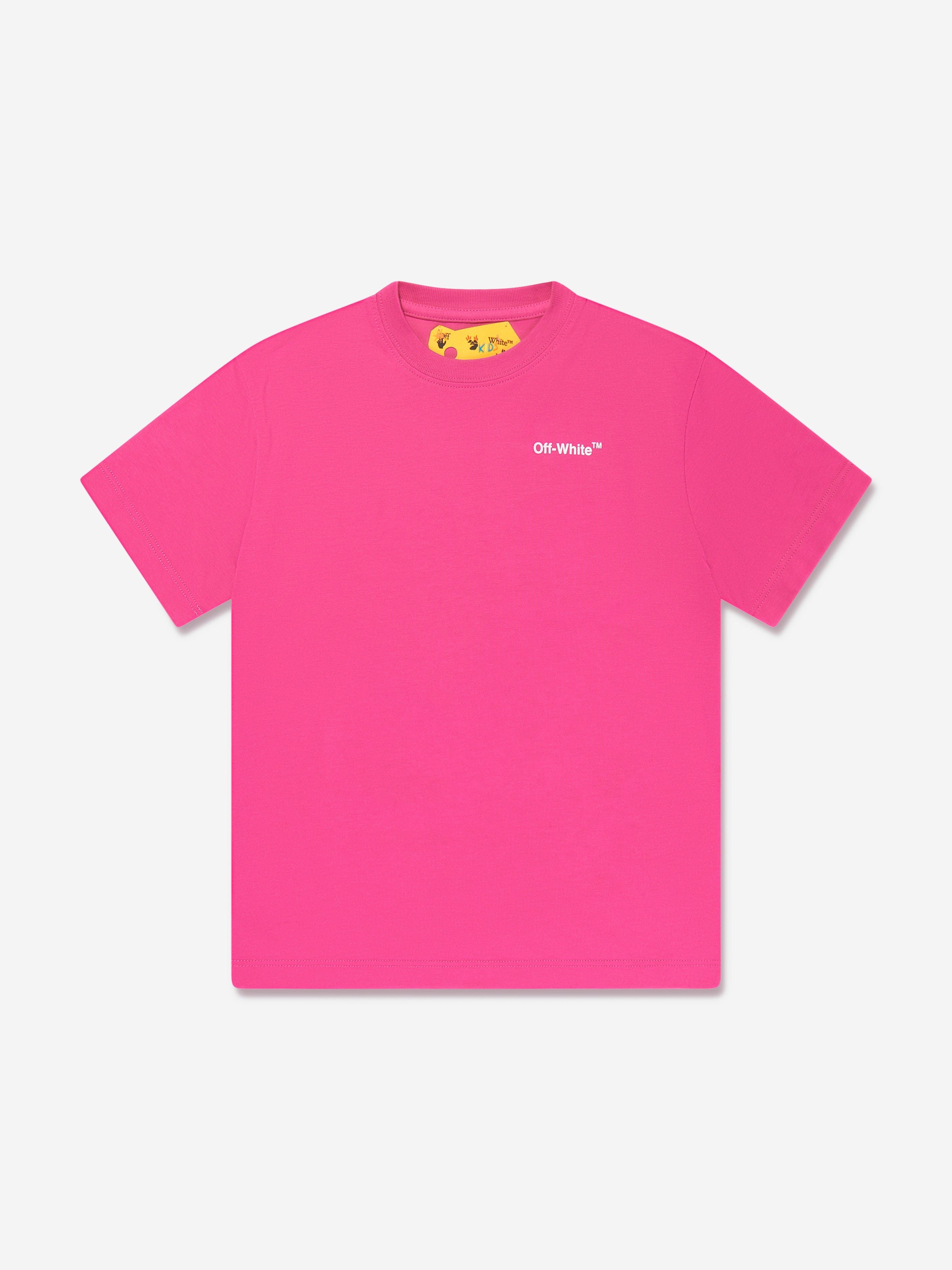 Off-White Girls Rubber Arrow T-Shirt in Pink