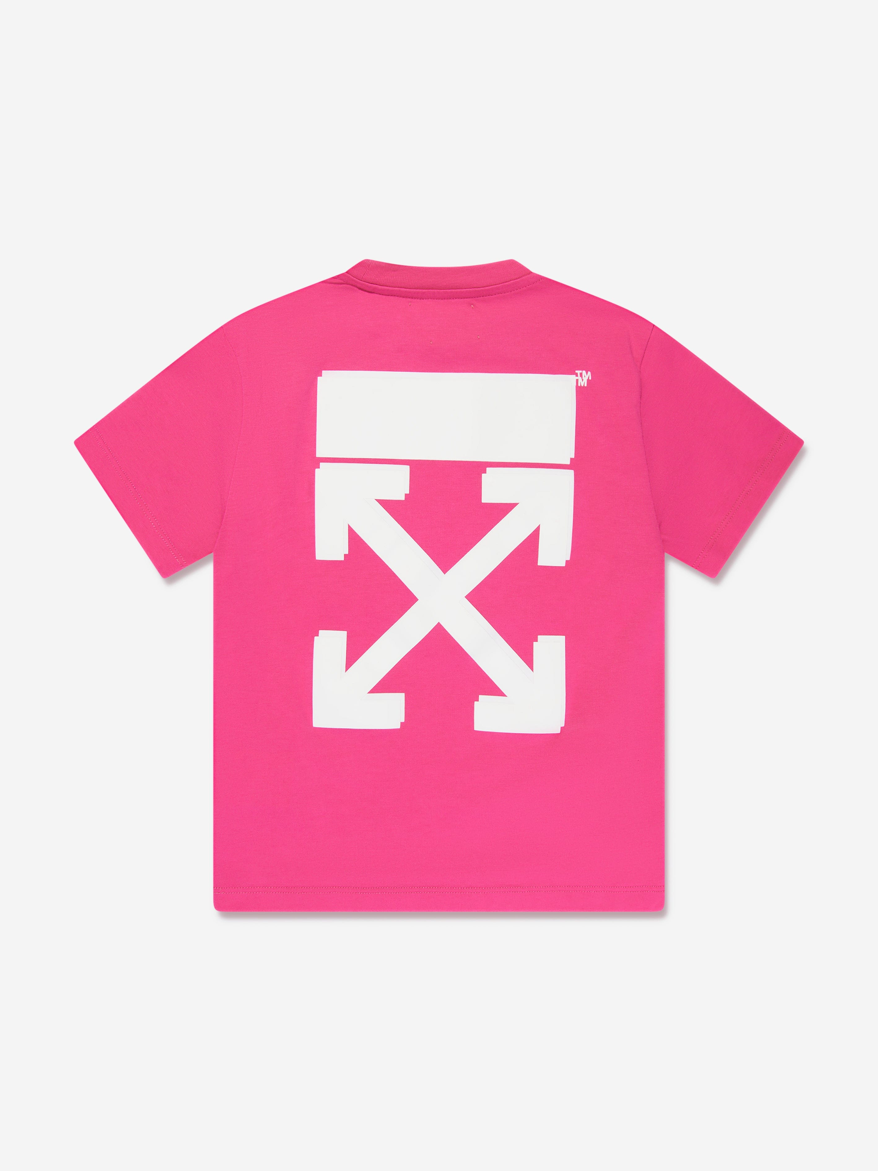 Off-White Girls Rubber Arrow T-Shirt in Pink